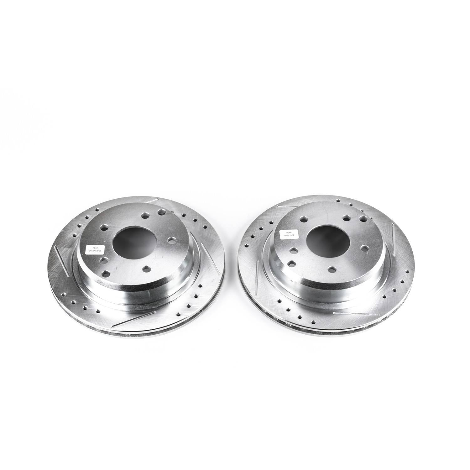 PowerStop Power Stop 84-87 Chevrolet Corvette Rear Evolution Drilled & Slotted Rotors - Pair AR8221XPR