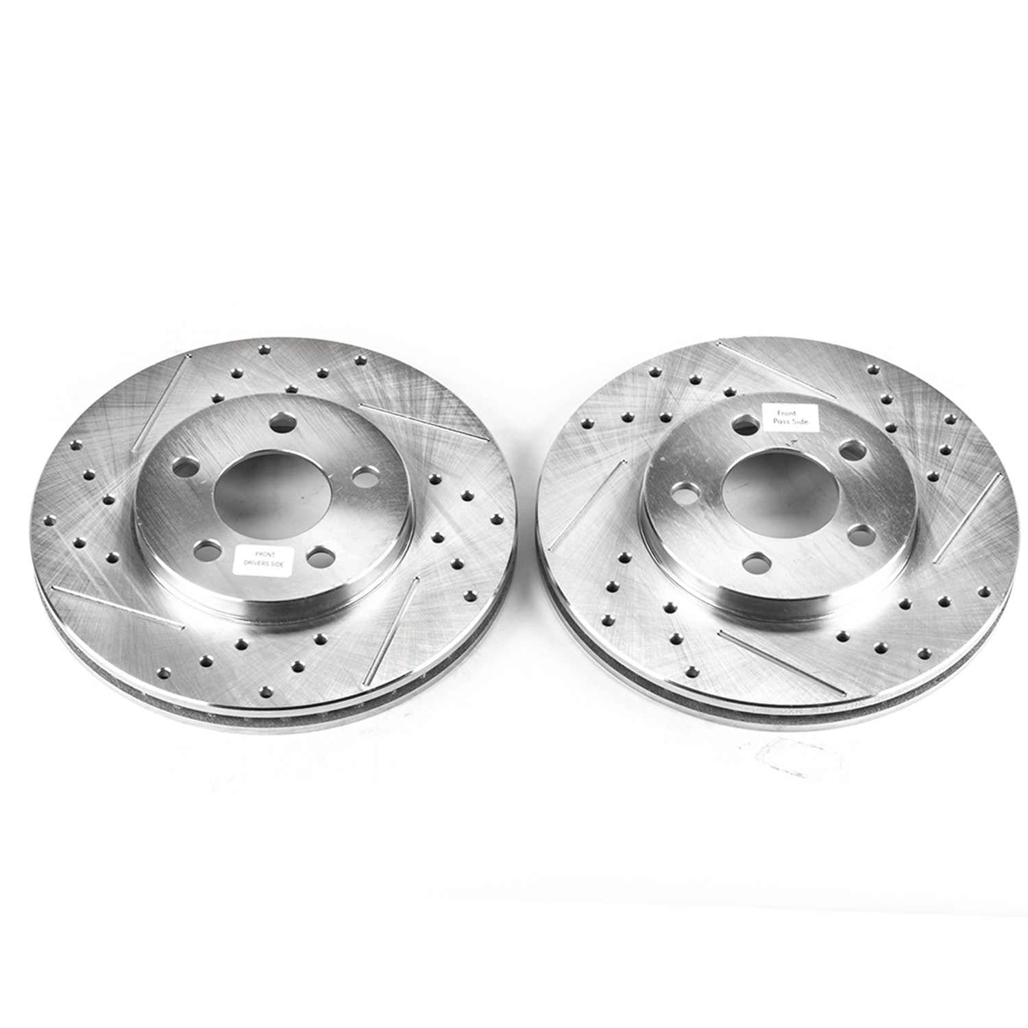 PowerStop Power Stop 00-01 Chrysler Neon Front Evolution Drilled & Slotted Rotors - Pair AR8350XPR