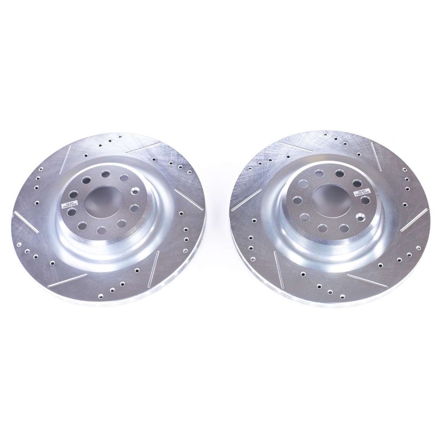 PowerStop Power Stop 12-18 Tesla Model S Rear Evolution Drilled & Slotted Rotors - Pair AR84001XPR