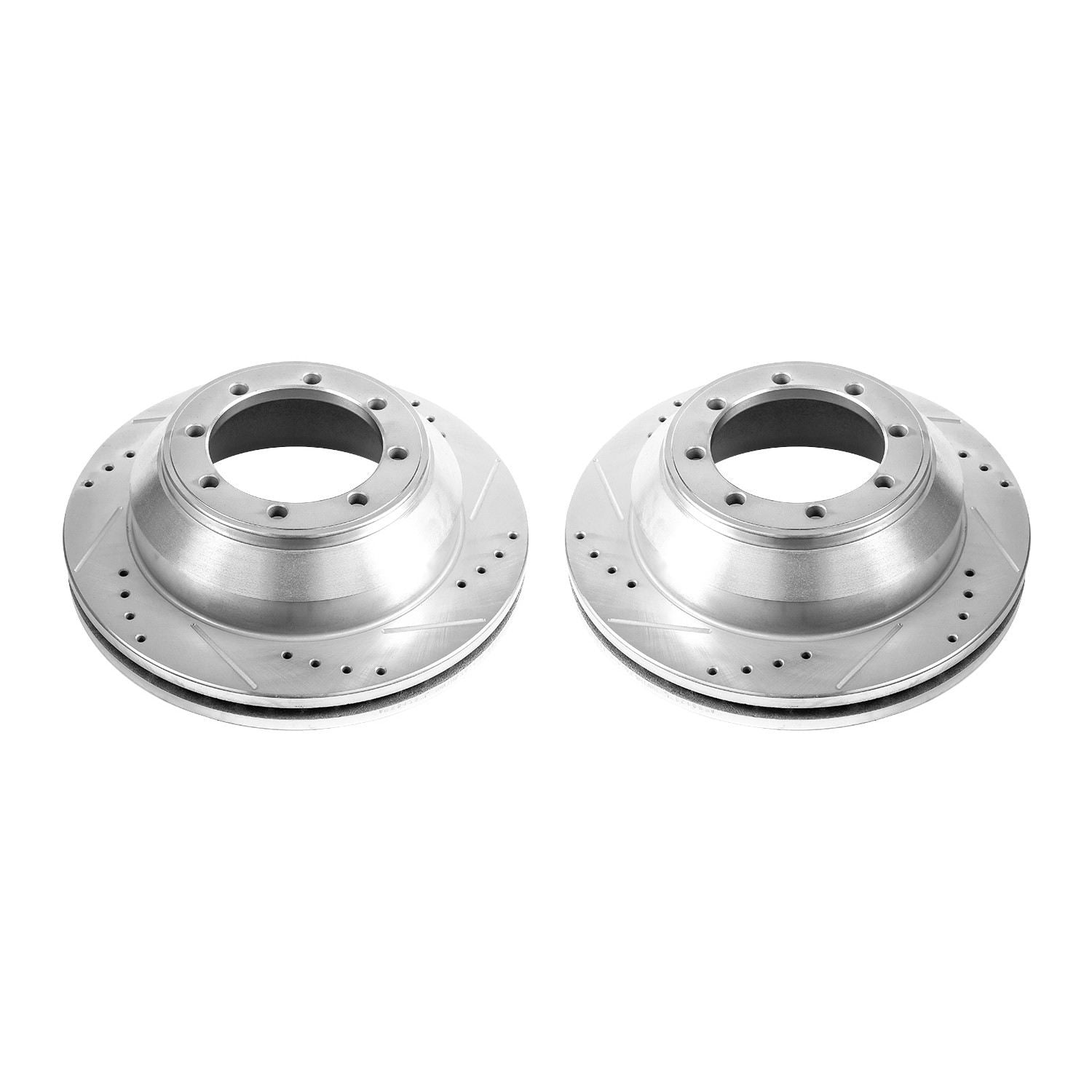 PowerStop Power Stop 08-19 Ford E-350 Super Duty Rear Evolution Drilled & Slotted Rotors - Pair AR85125XPR