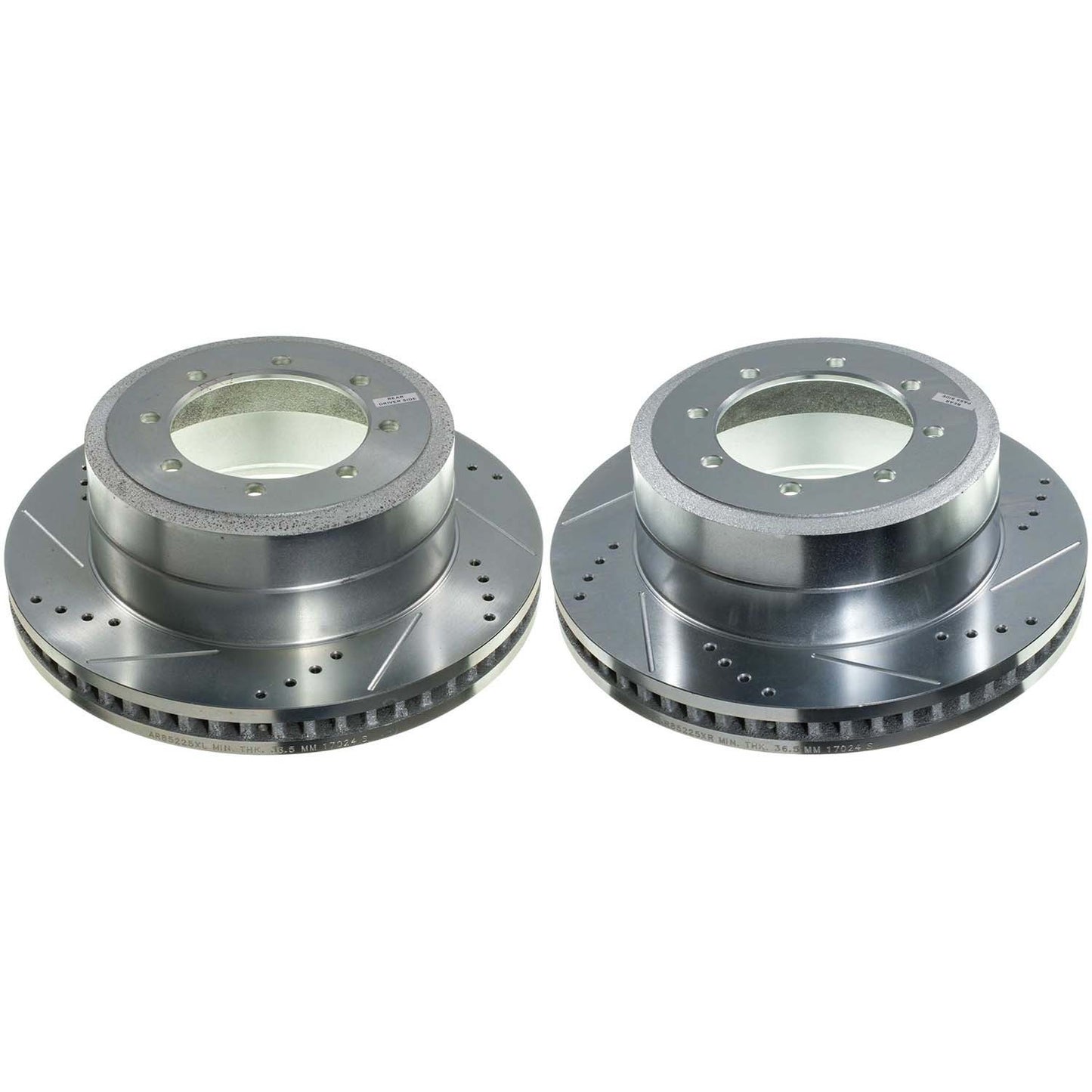 PowerStop Power Stop 23-24 Ford F-350 Super Duty Rear Drilled & Slotted Rotors AR85225XPR