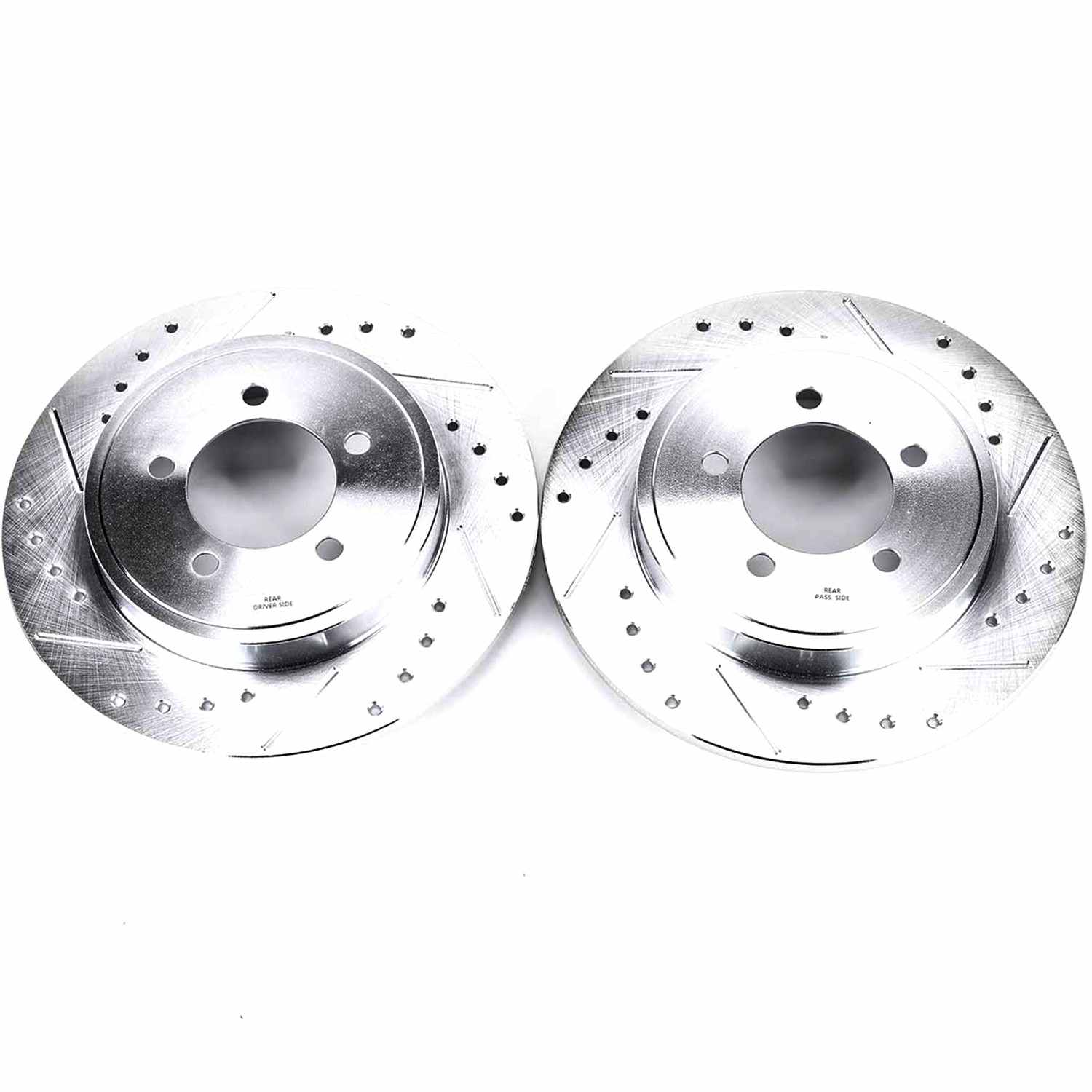 PowerStop Power Stop 02-10 Ford Explorer Rear Evolution Drilled & Slotted Rotors - Pair AR8587XPR
