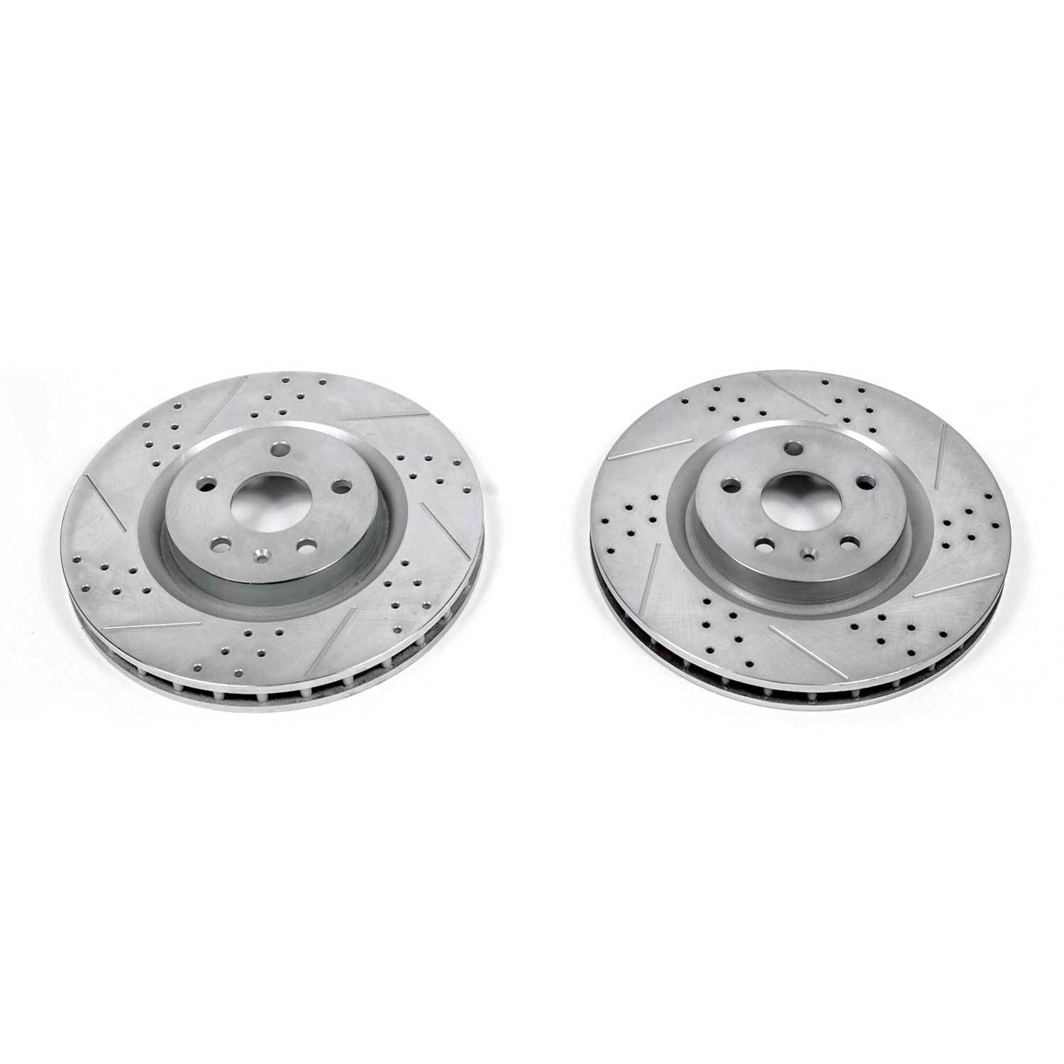 PowerStop Power Stop 12-13 Buick Regal Front Evolution Drilled & Slotted Rotors - Pair AR8680XPR