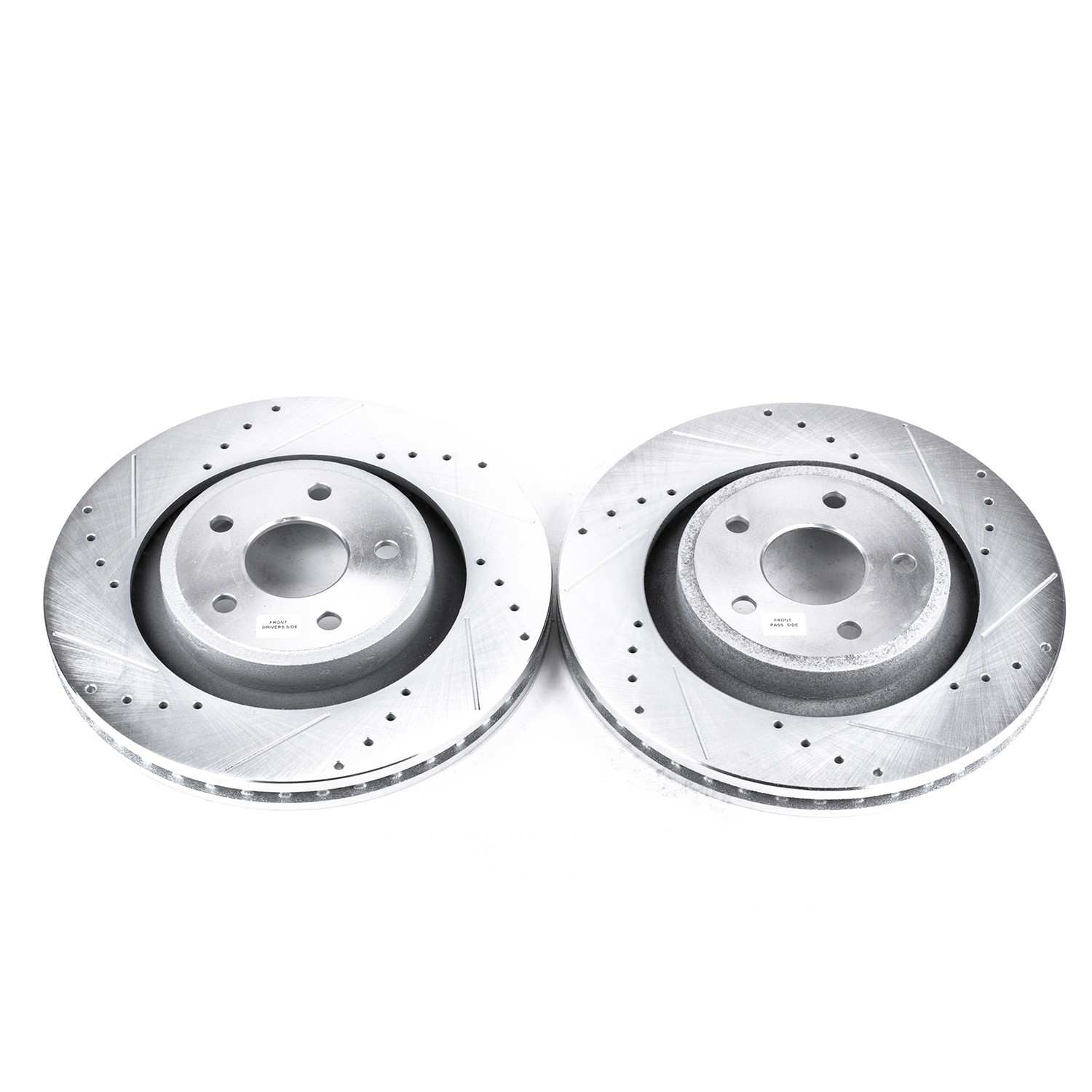 PowerStop Power Stop 06-10 Jeep Grand Cherokee Front Evolution Drilled & Slotted Rotors - Pair AR8794XPR