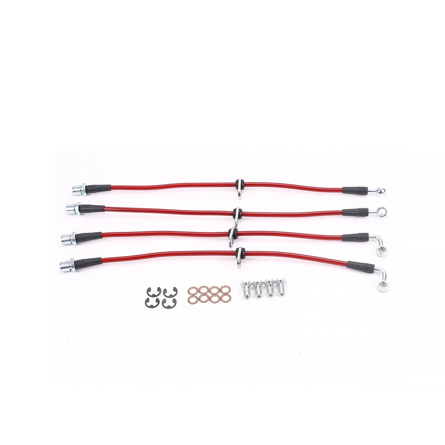 PowerStop Power Stop 13-16 Scion FR-S Front & Rear SS Braided Brake Hose Kit BH00105