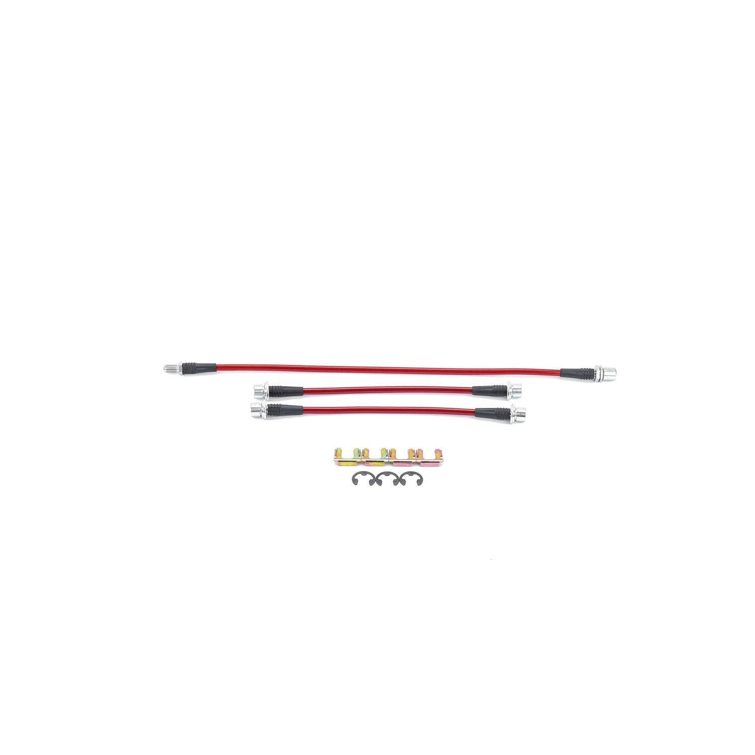 PowerStop Power Stop 00-02 Toyota Tundra Front & Rear SS Braided Brake Hose Kit BH00128