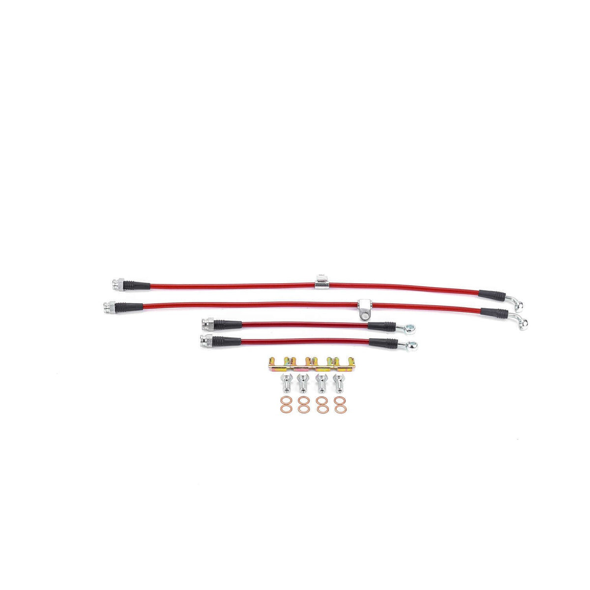 PowerStop Power Stop 04-11 Mazda RX-8 Front & Rear SS Braided Brake Hose Kit BH00158