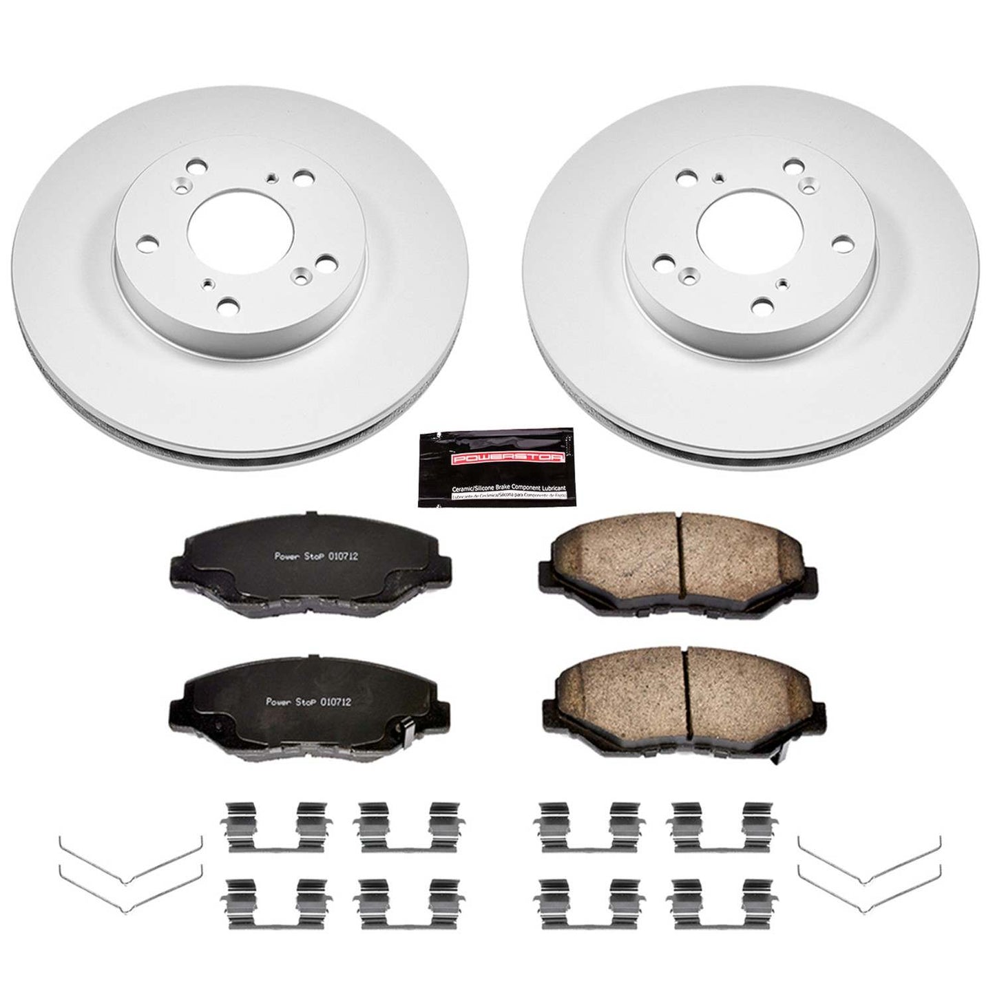 PowerStop Power Stop 14-15 Acura ILX Front Z17 Evolution Geomet Coated Brake Kit CRK1043