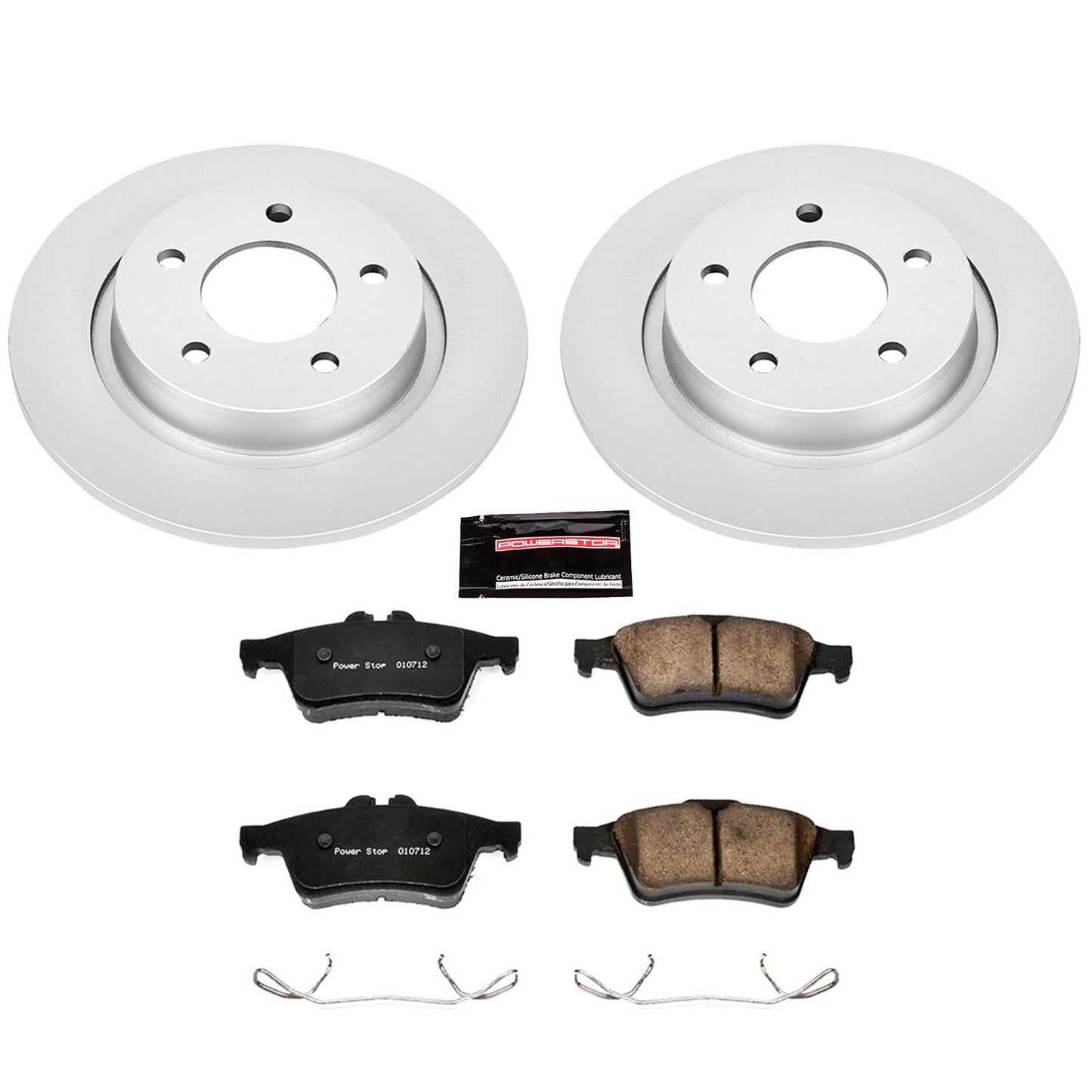 PowerStop Power Stop 04-13 Mazda 3 Rear Z17 Evolution Geomet Coated Brake Kit CRK129