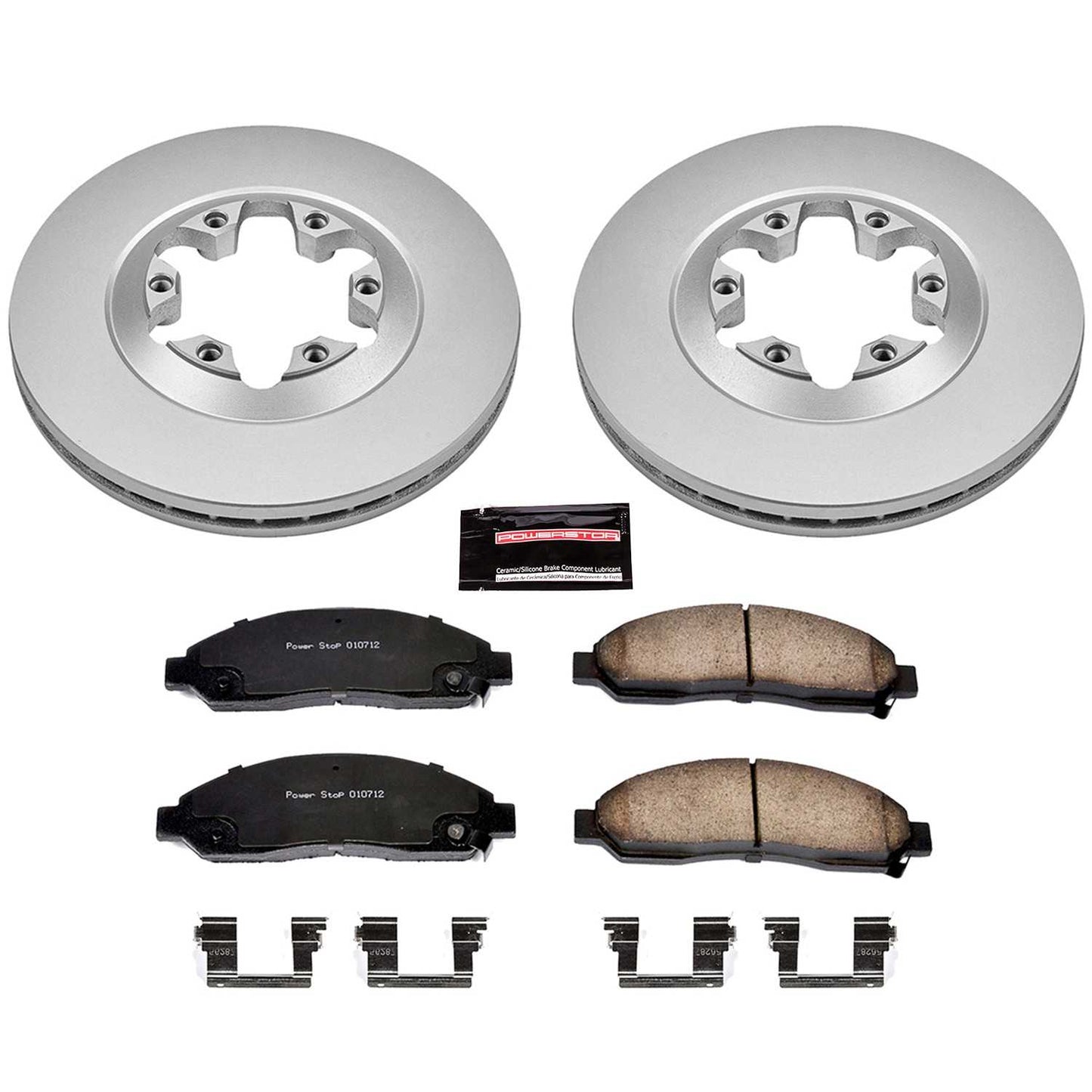 PowerStop Power Stop 04-08 Chevrolet Colorado Front Z17 Evolution Geomet Coated Brake Kit CRK2066
