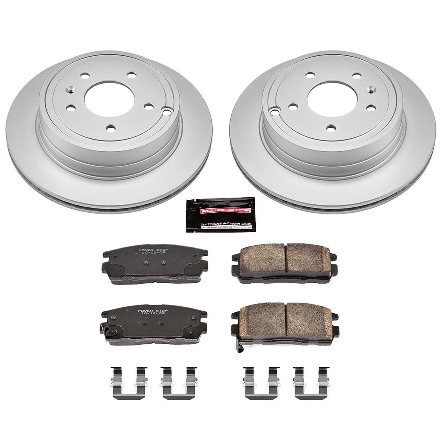 PowerStop Power Stop 12-15 Chevrolet Captiva Sport Rear Z17 Evolution Geomet Coated Brake Kit CRK2092