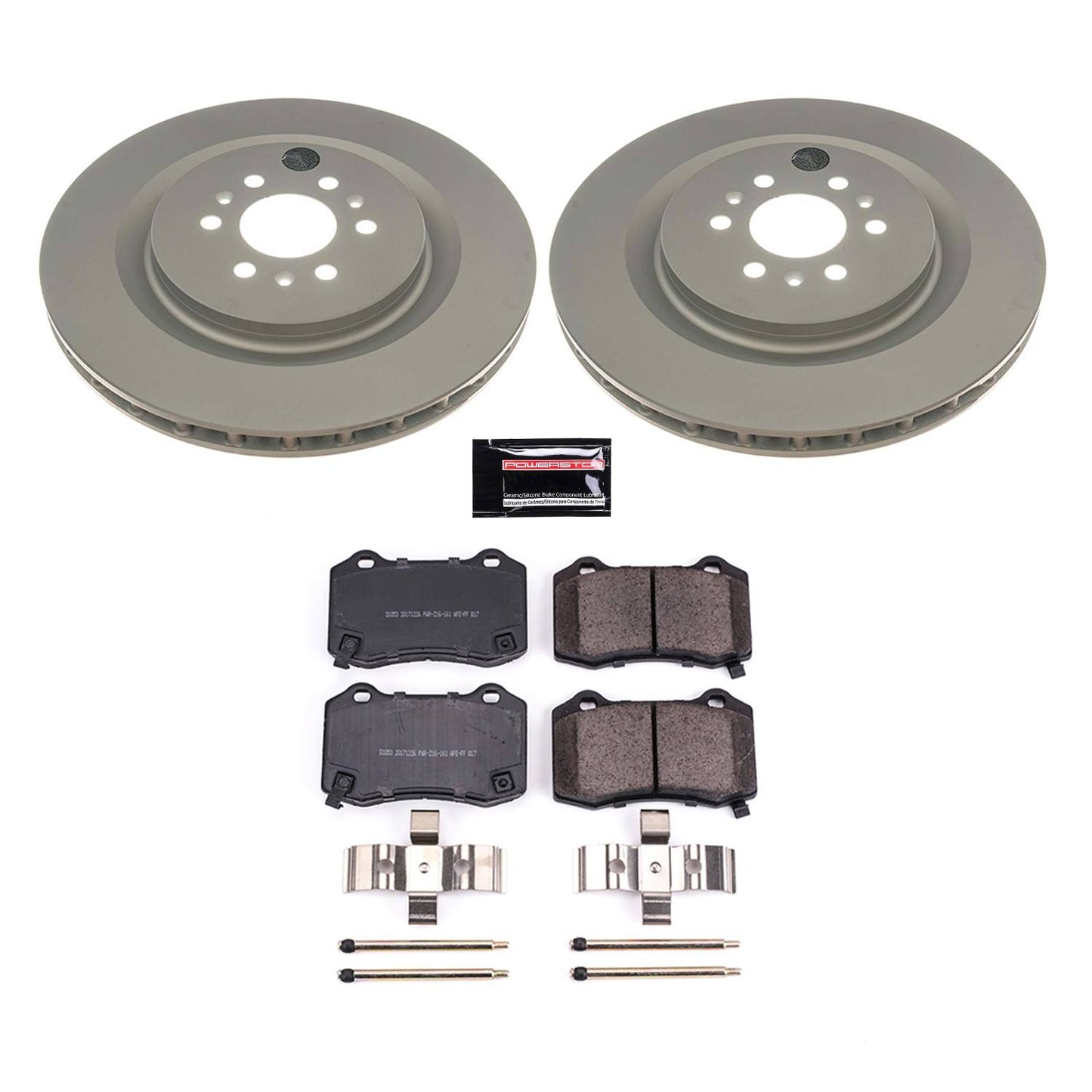 PowerStop Power Stop 04-07 Cadillac CTS Rear Z17 Evolution Geomet Coated Brake Kit CRK2945