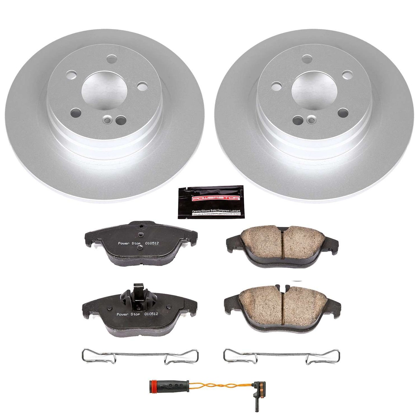 PowerStop Power Stop 12-15 Mercedes-Benz C250 Rear Z23 Evolution Sport Coated Brake Kit CRK5625