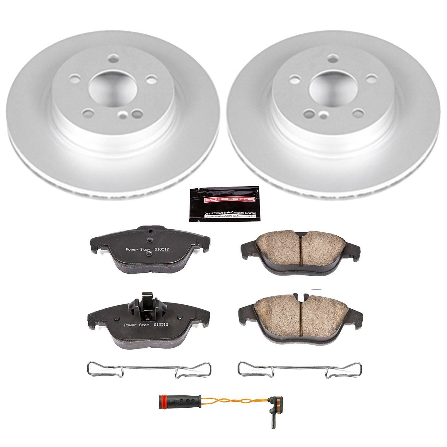 PowerStop Power Stop 12-15 Mercedes-Benz C250 Rear Z23 Evolution Sport Coated Brake Kit CRK5626