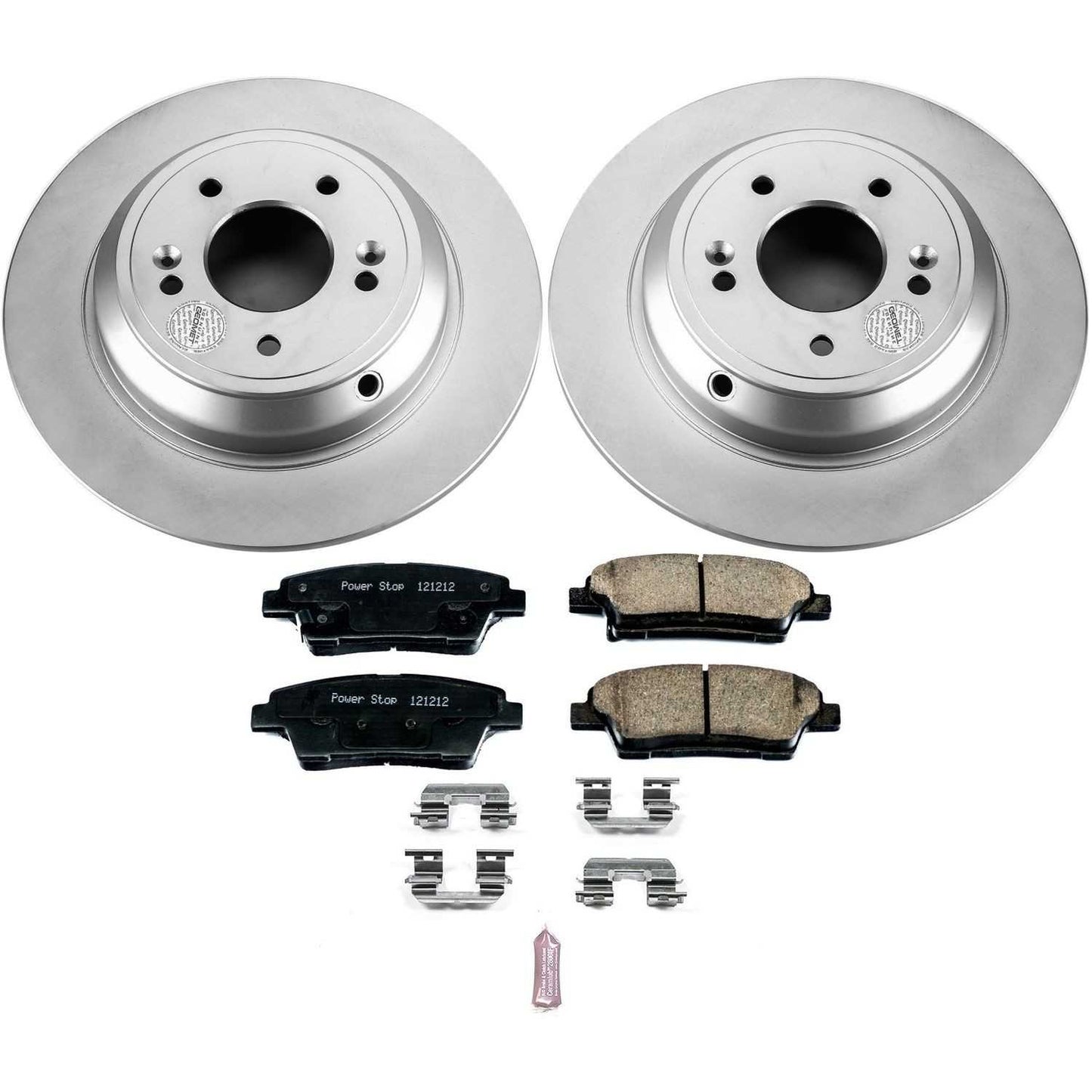 PowerStop Power Stop 17-18 Genesis G80 Rear Z17 Evolution Geomet Coated Brake Kit CRK5848
