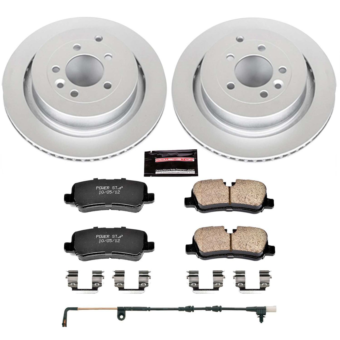 PowerStop Power Stop 10-16 Land Rover LR4 Rear Z23 Evolution Sport Coated Brake Kit CRK6564