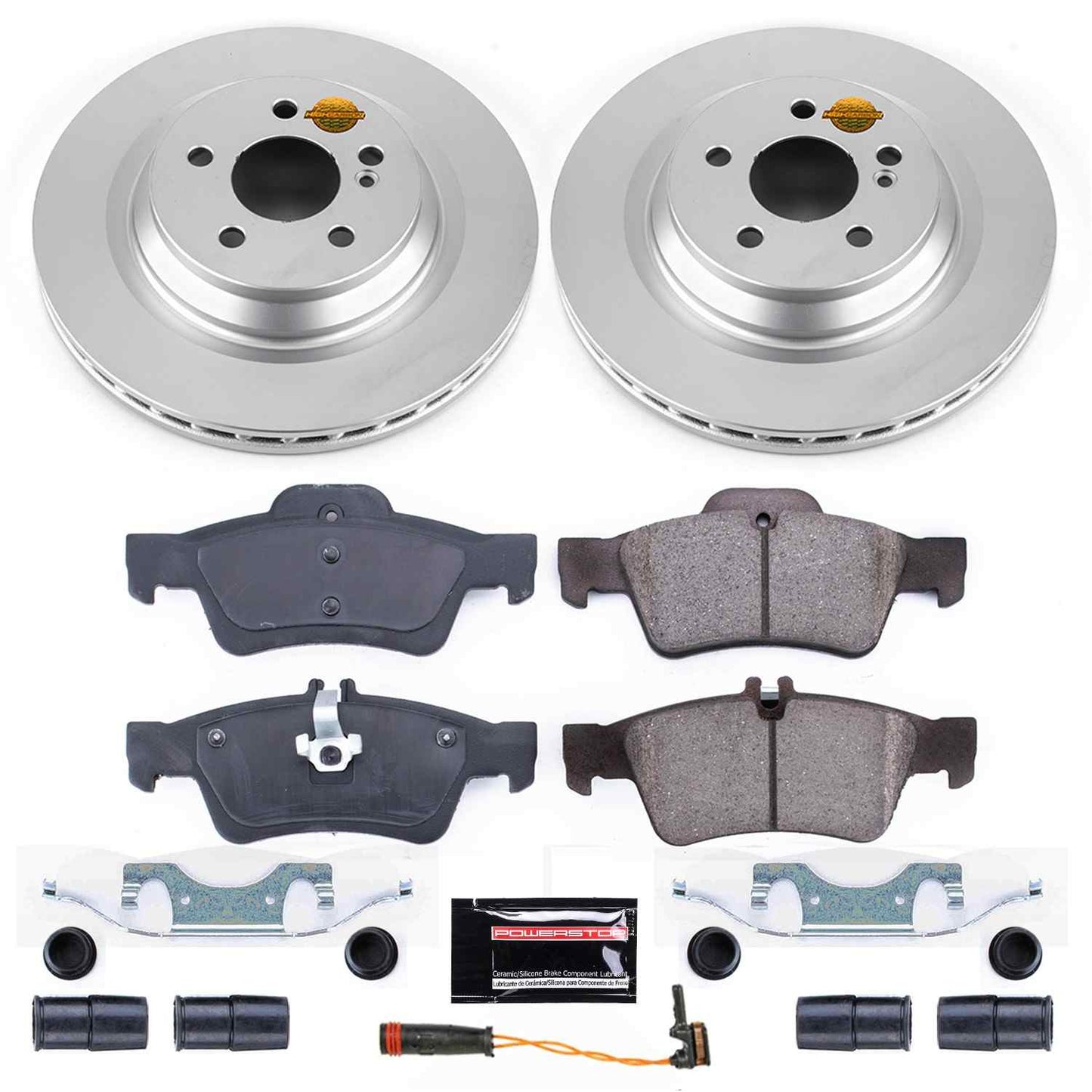 PowerStop Power Stop 09-14 Mercedes-Benz CL550 Rear Z23 Evolution Sport Coated Brake Kit CRK6568