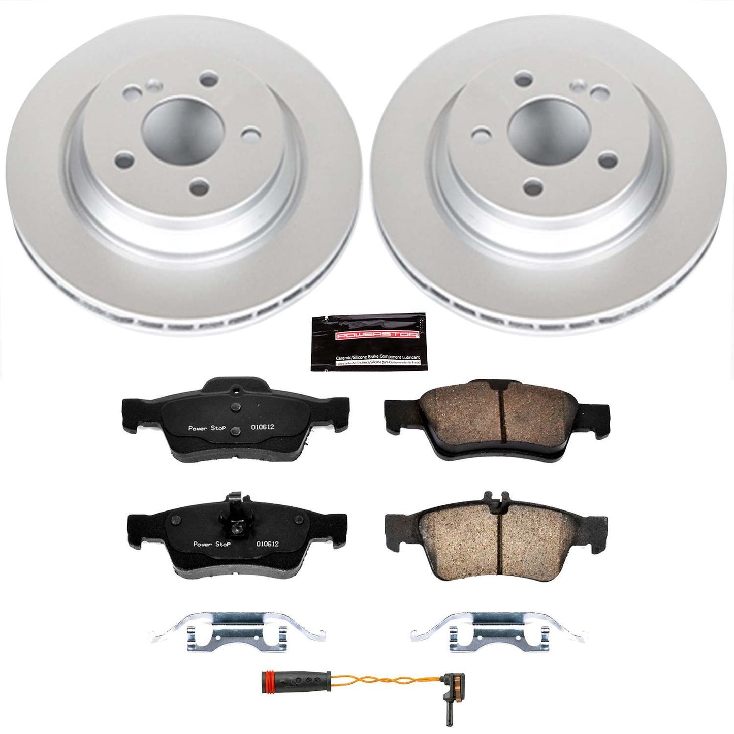 PowerStop Power Stop 12-13 Mercedes-Benz S350 Rear Z23 Evolution Sport Coated Brake Kit CRK6569