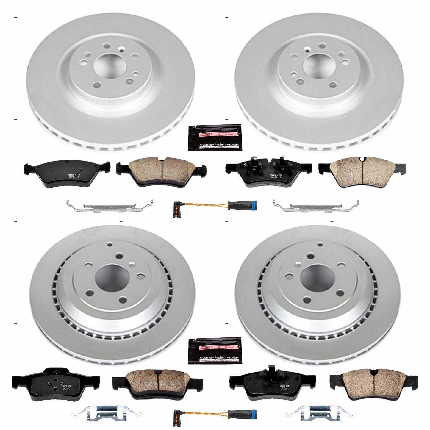 PowerStop Power Stop 05-06 Mercedes-Benz G55 AMG Front & Rear Z23 Evolution Sport Coated Brake Kit CRK6707