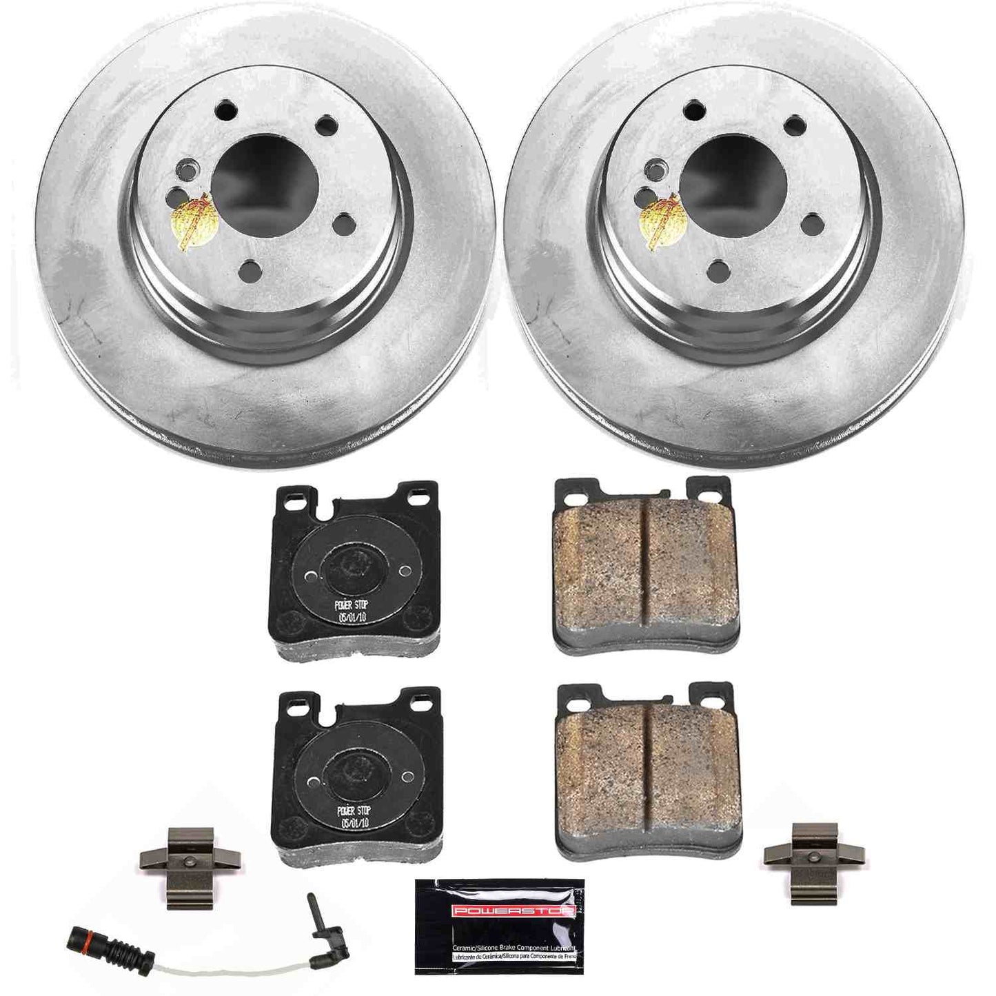 PowerStop Power Stop 99-02 Mercedes-Benz E55 AMG Rear Z23 Evolution Sport Coated Brake Kit CRK6717