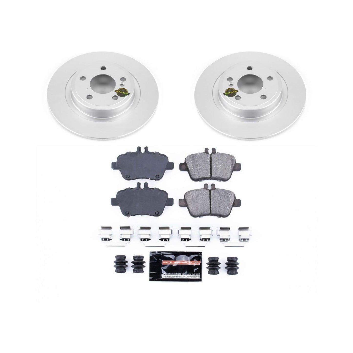 PowerStop Power Stop 2018 Mercedes-Benz SLC300 Rear Z23 Evolution Sport Coated Brake Kit CRK6894