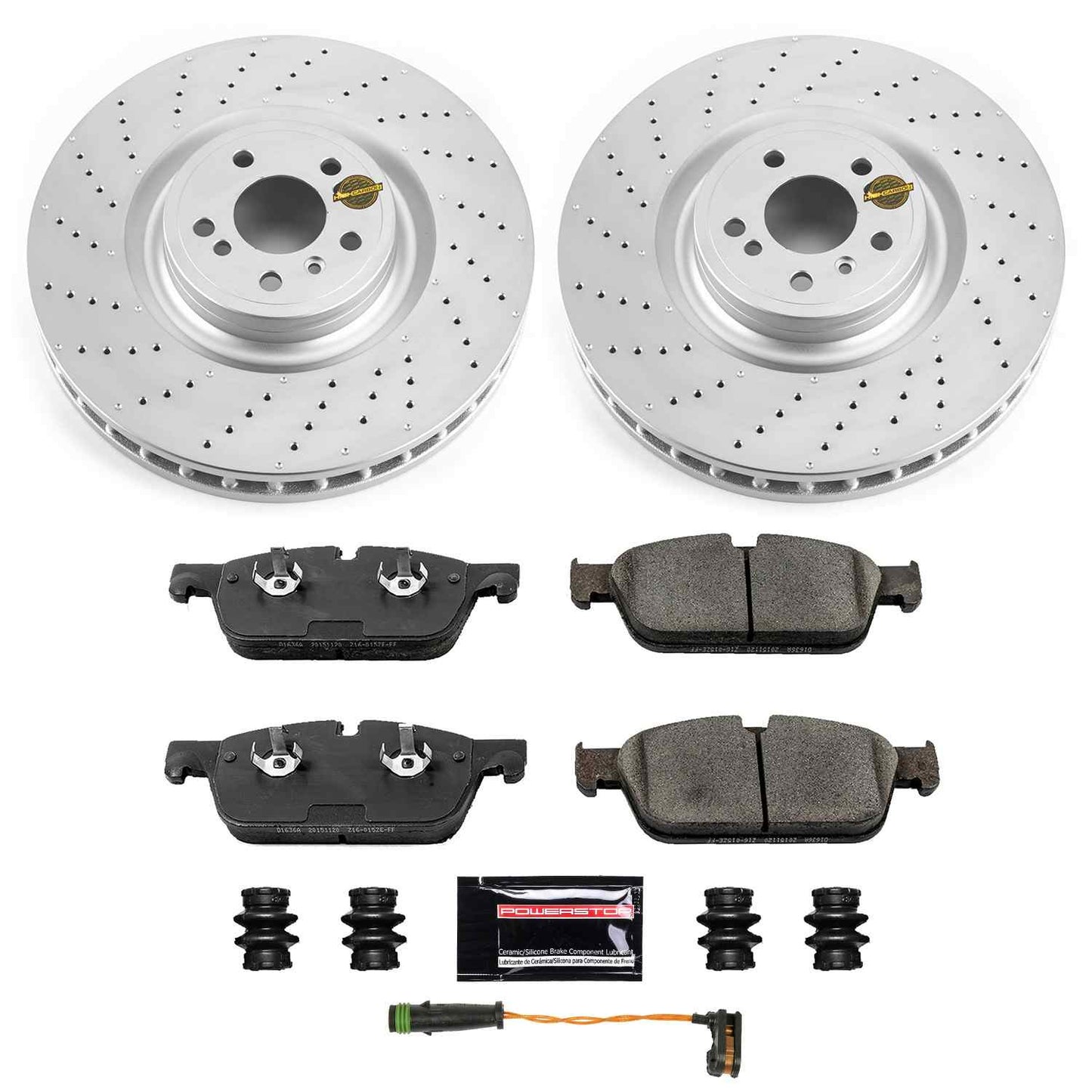 PowerStop Power Stop 13-16 Mercedes-Benz GL550 Front Z23 Evolution Sport Coated Brake Kit CRK6901