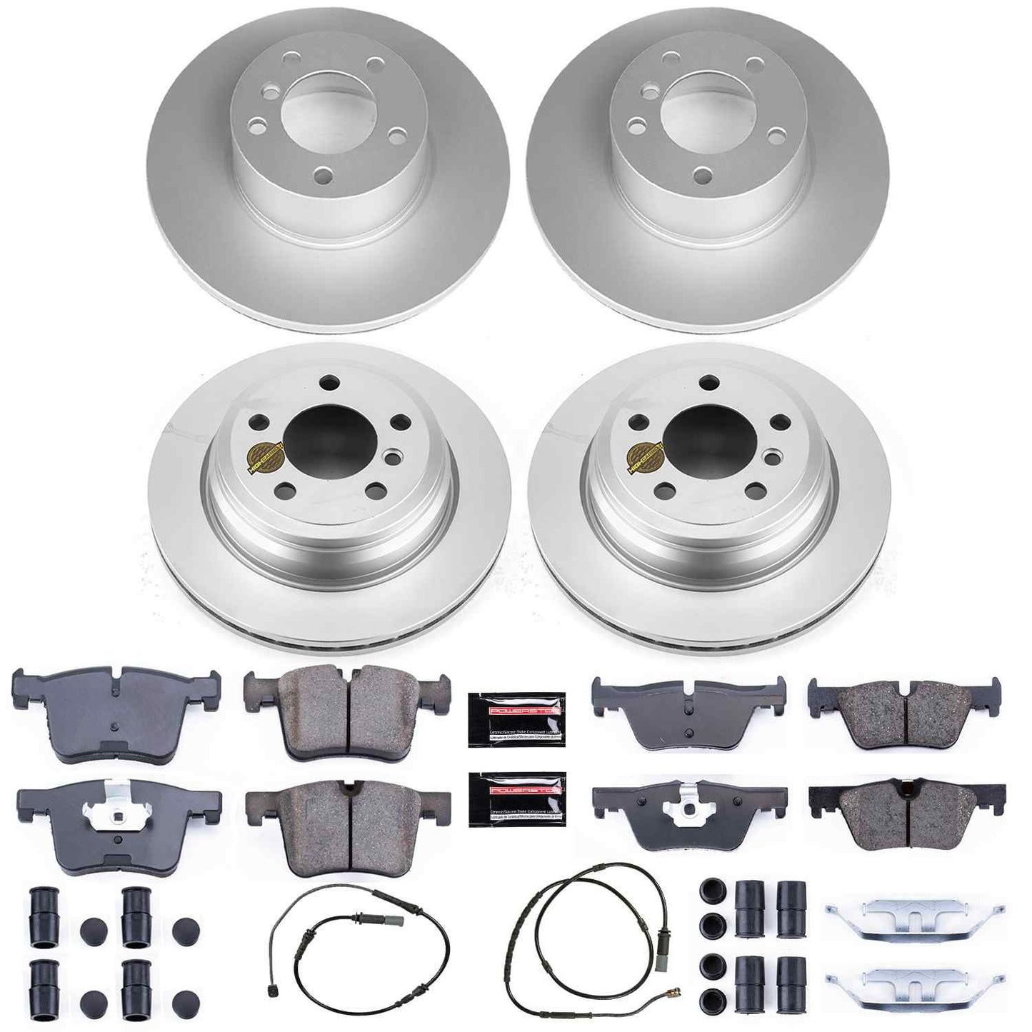 PowerStop Power Stop 13-18 BMW 320i xDrive Front & Rear Z23 Evolution Sport Coated Brake Kit CRK6925