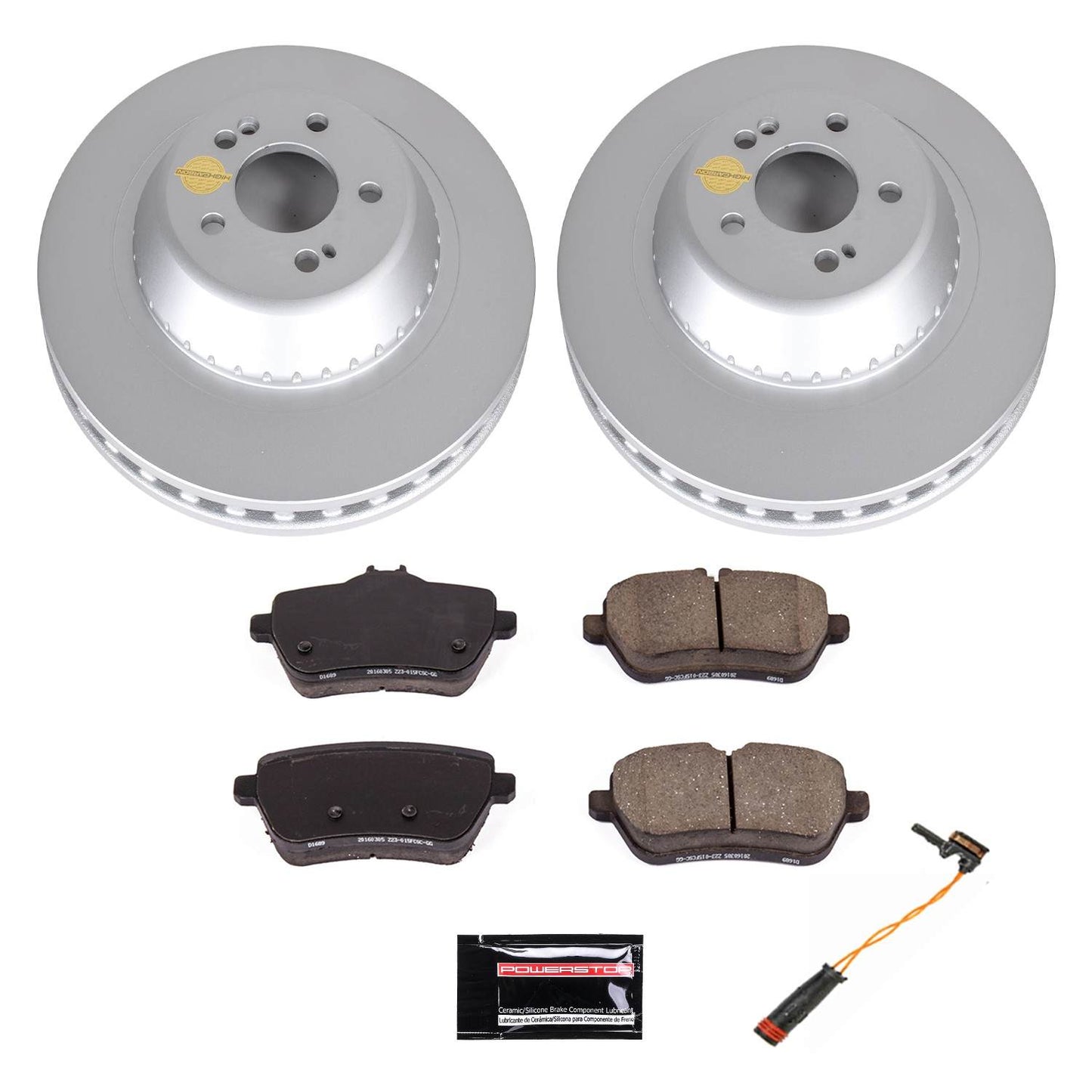 PowerStop Power Stop 2017 Mercedes-Benz Maybach S550 Rear Z23 Evolution Sport Coated Brake Kit CRK7181