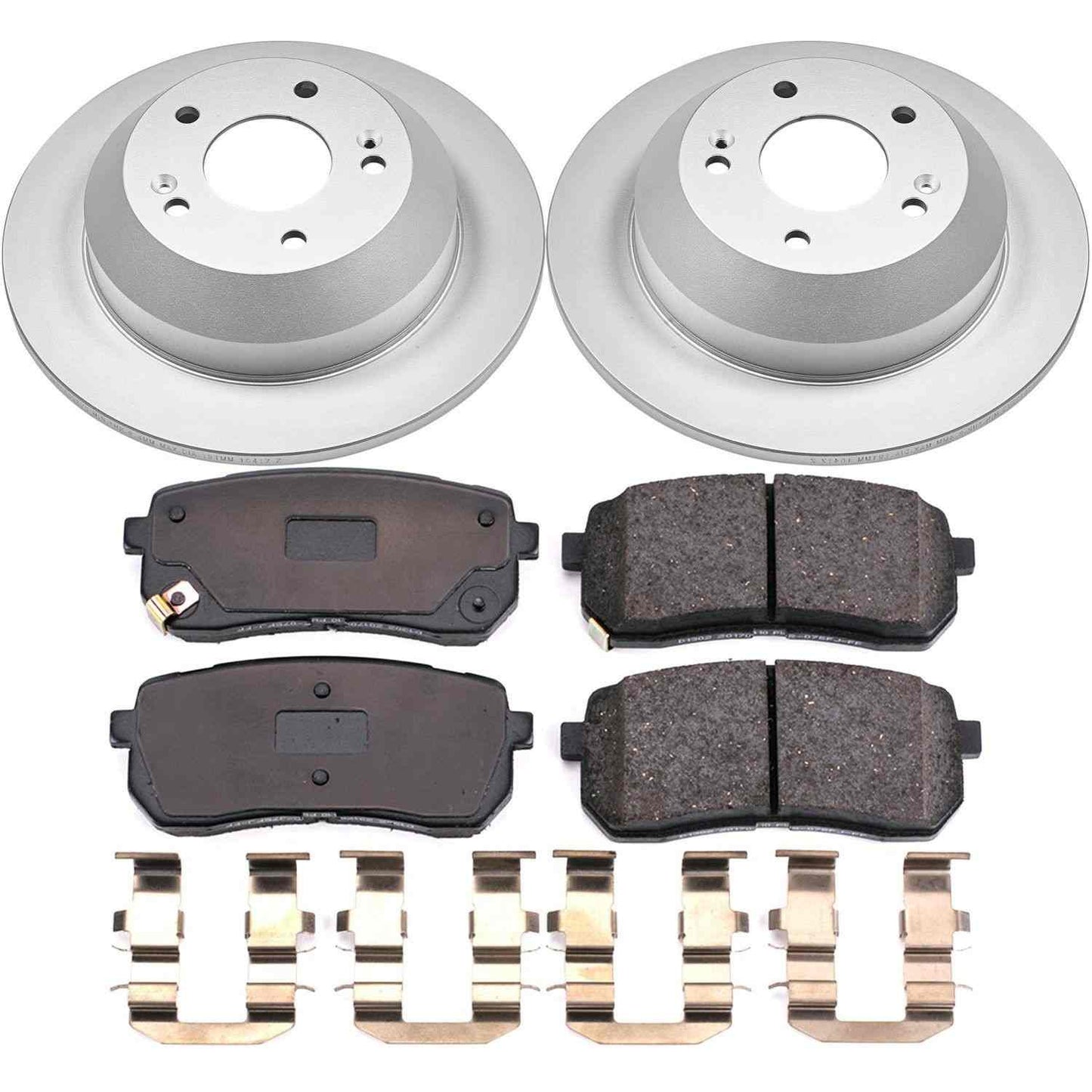 PowerStop Power Stop 15-19 Kia Sedona Rear Z17 Evolution Geomet Coated Brake Kit CRK7213