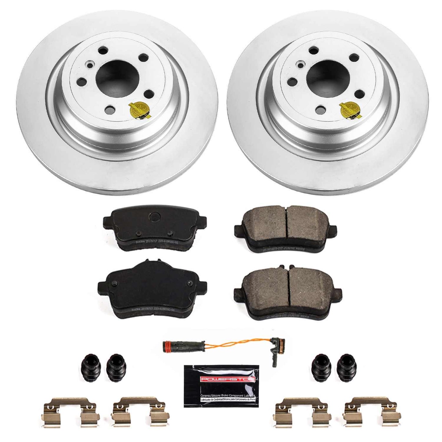 PowerStop Power Stop 2016 Mercedes-Benz GLE300d Rear Z23 Evolution Sport Coated Brake Kit CRK7440
