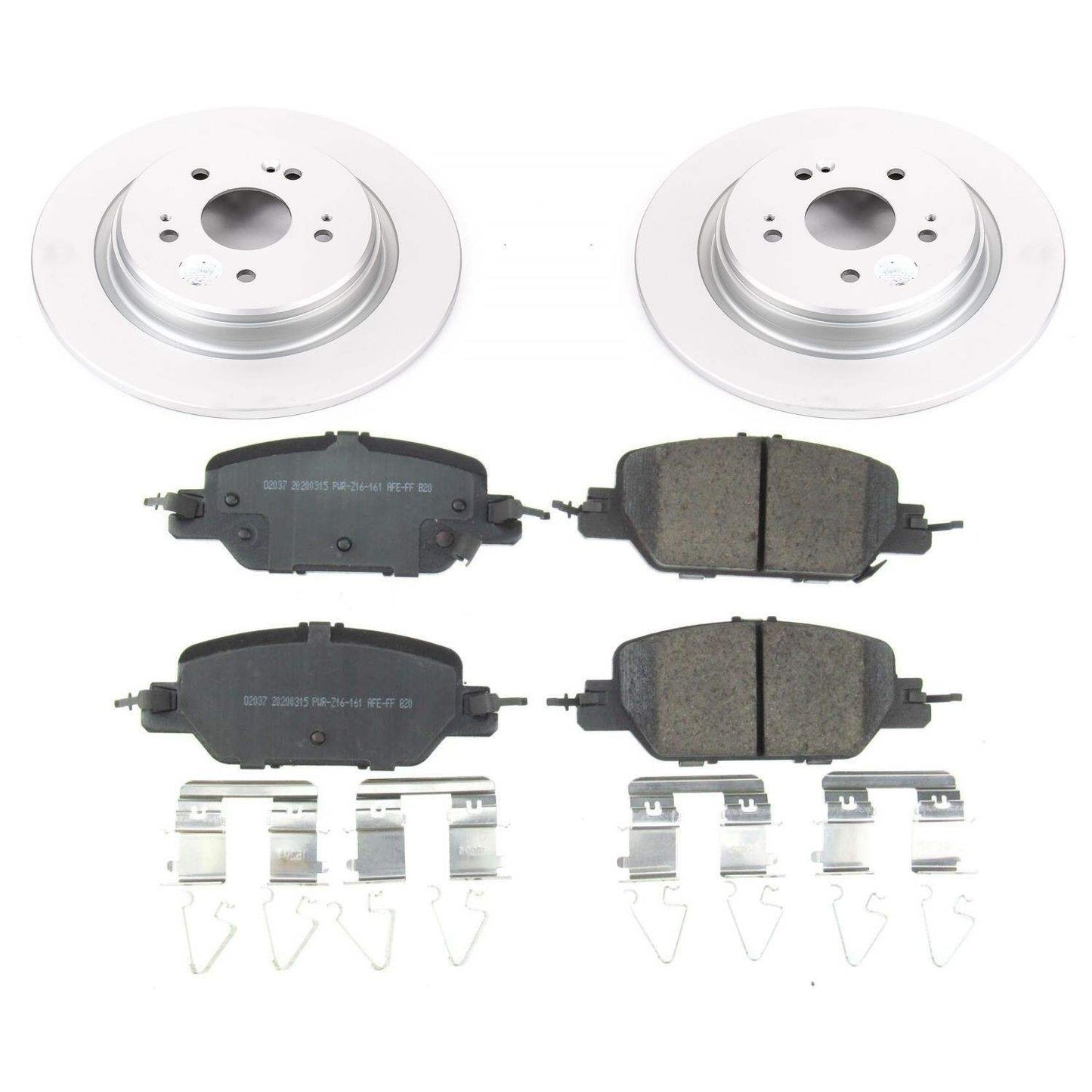 PowerStop Power Stop 17-18 Honda CR-V Rear Z17 Evolution Geomet Coated Brake Kit CRK7528