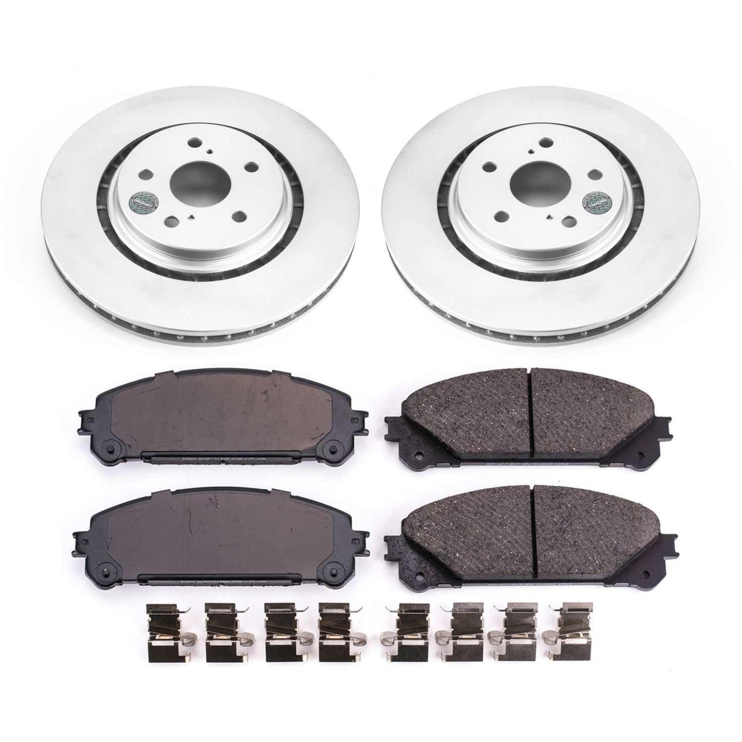 PowerStop Power Stop 16-18 Lexus RX350 Front Z17 Evolution Geomet Coated Brake Kit CRK7688