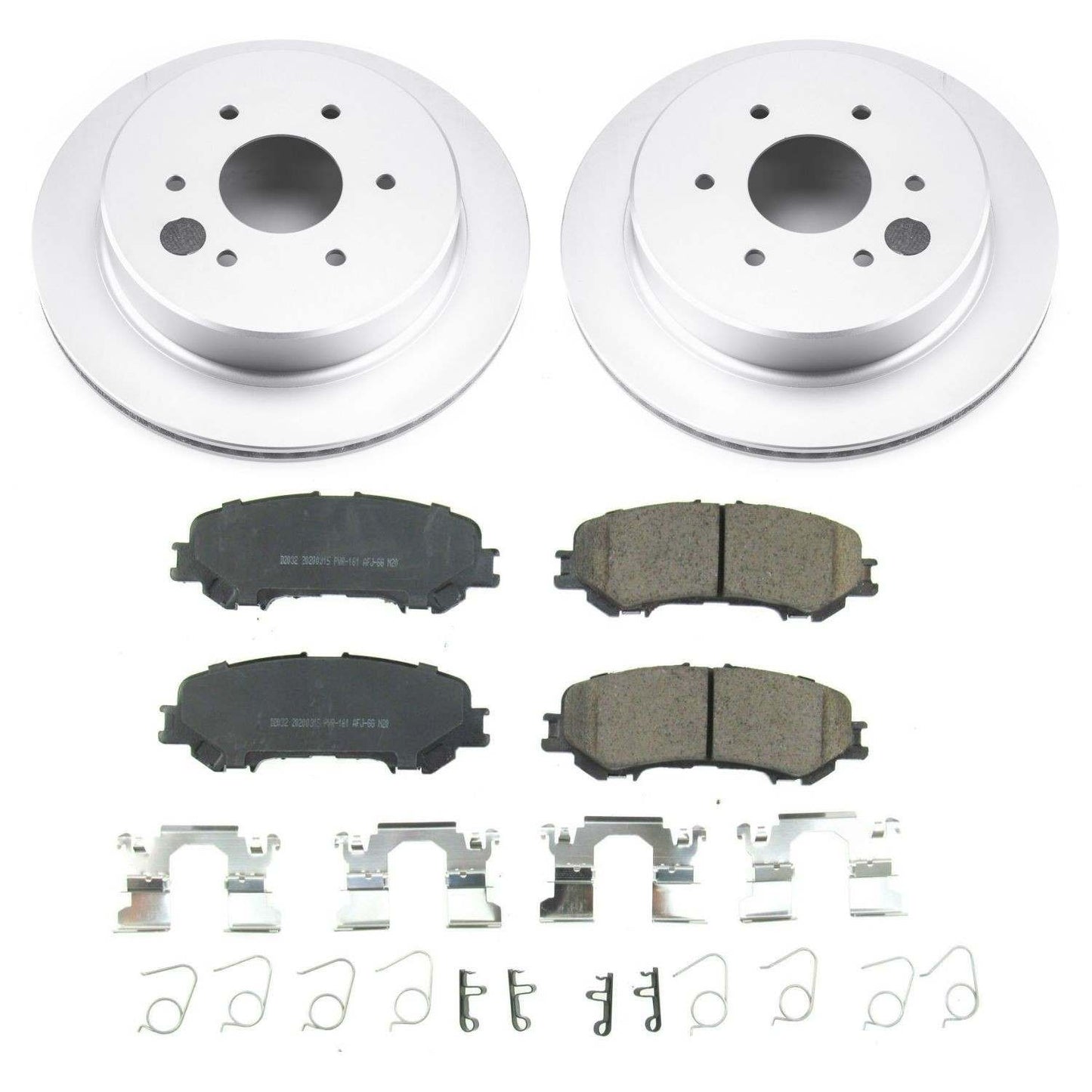 PowerStop Power Stop 17-18 Nissan Titan Rear Z17 Evolution Geomet Coated Brake Kit CRK7874