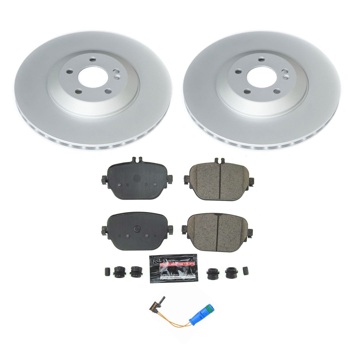 Power Stop 17-18 Mercedes-Benz E43 AMG Rear Z17 Evolution Geomet Coated Brake Kit CRK8153