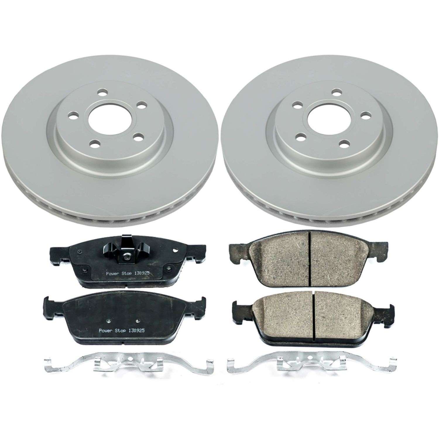 Power Stop 18-19 Ford Transit Connect Front Z17 Evolution Geomet Coated Brake Kit CRK8175