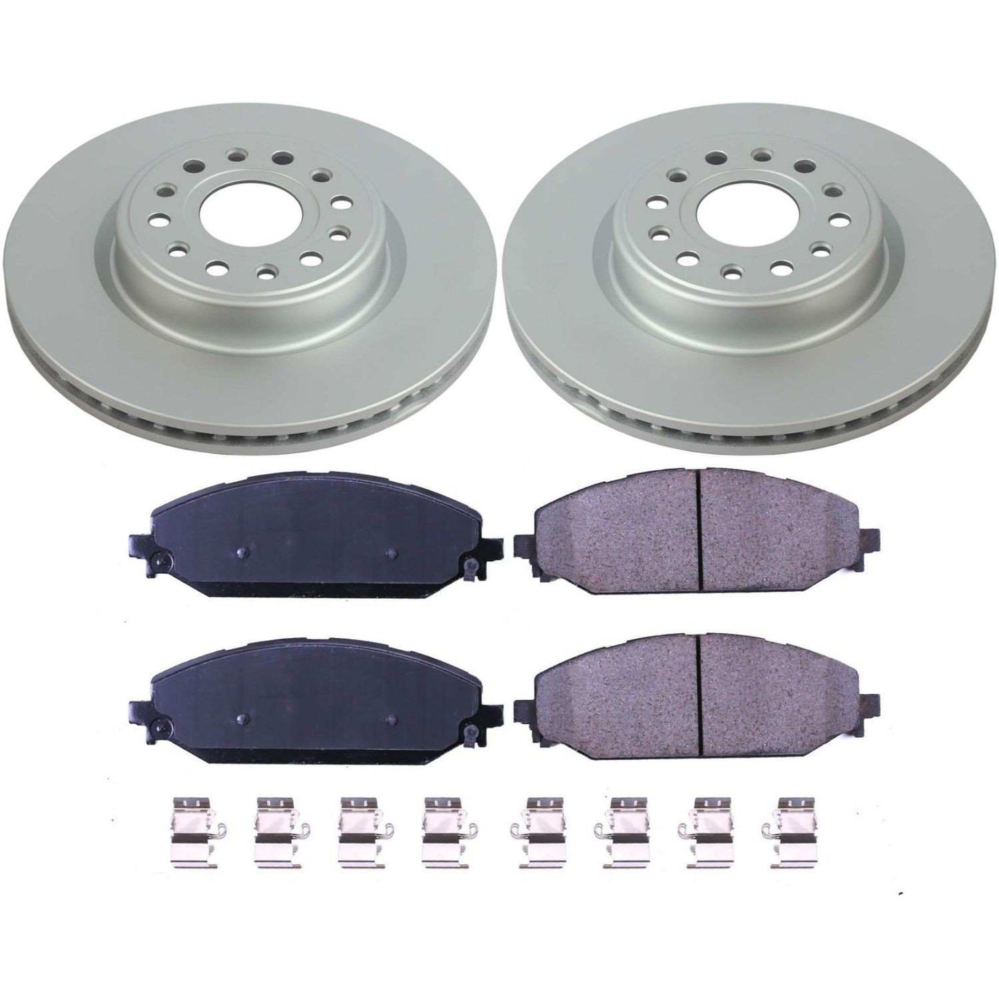 Power Stop 2019 Ram 1500 Front Z17 Evolution Geomet Coated Brake Kit CRK8183