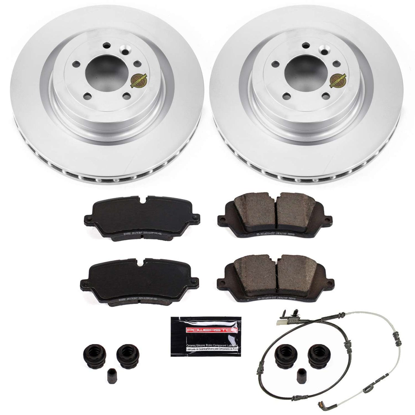 PowerStop Power Stop 2019 Land Rover Range Rover Sport Rear Z23 Evolution Sport Coated Brake Kit CRK8385
