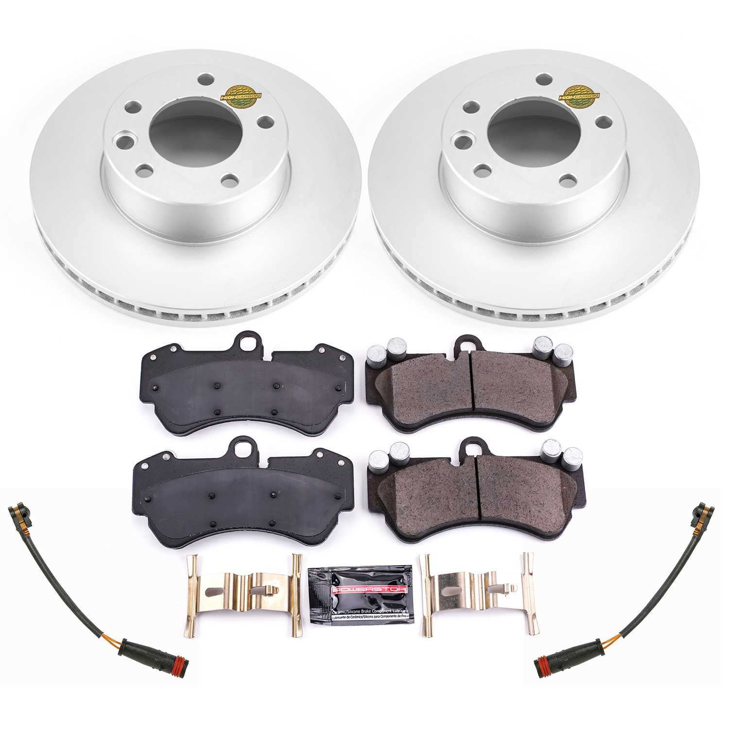 Power Stop 17-18 Mercedes-Benz G550 4x4 Front Z23 Evolution Sport Coated Brake Kit CRK8475