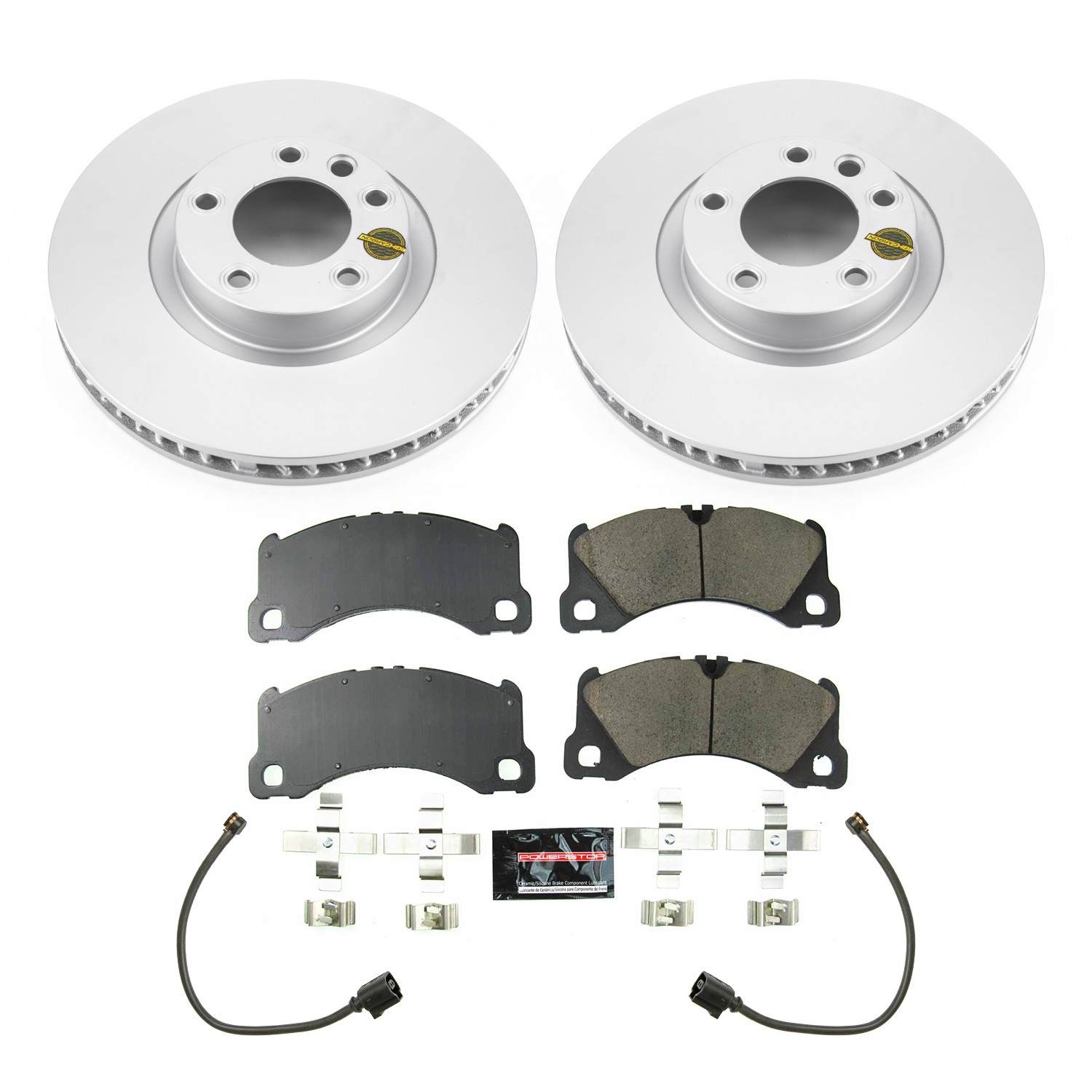 Power Stop 13-18 Porsche Cayenne Front Z23 Evolution Sport Coated Brake Kit CRK8476