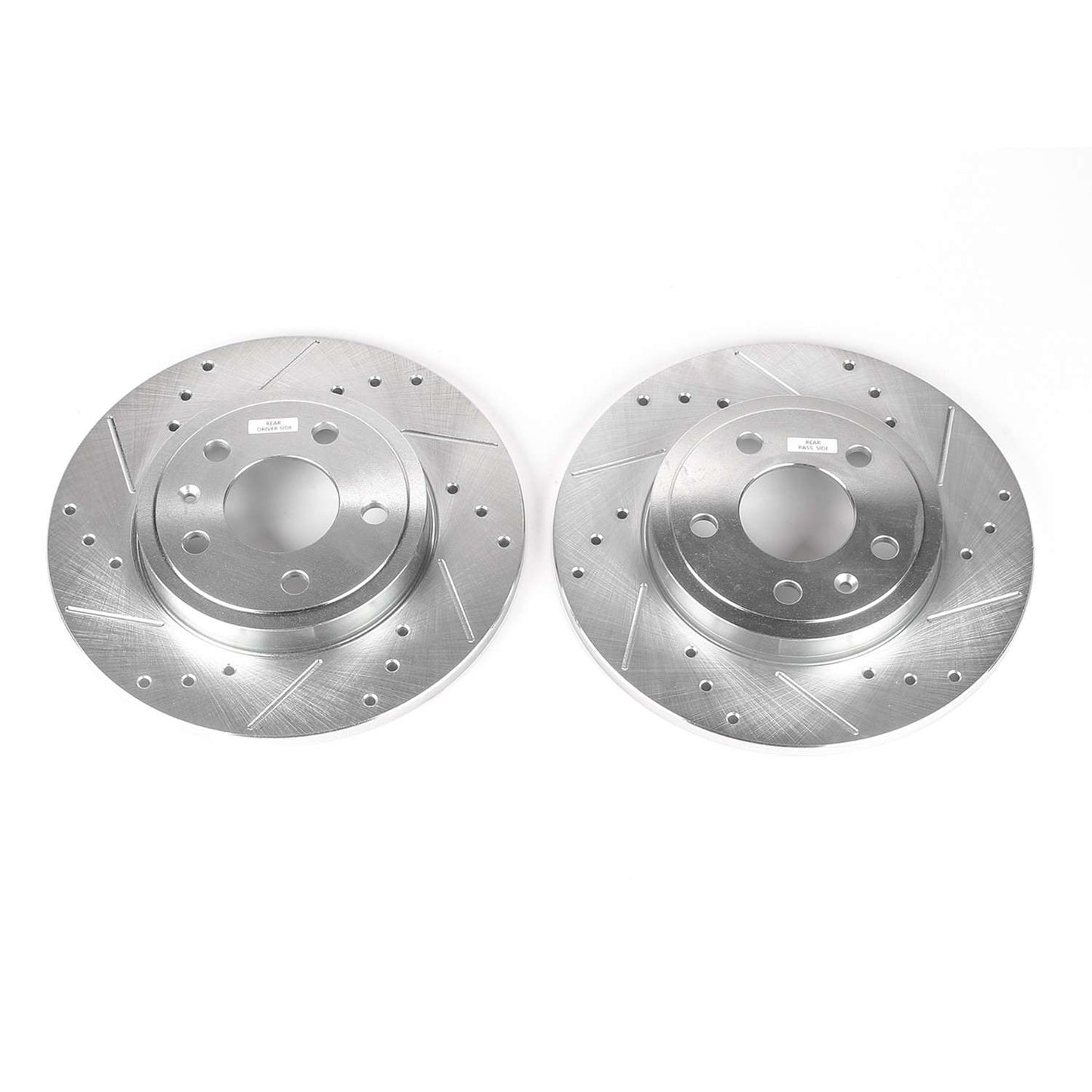 PowerStop Power Stop 05-09 Audi A4 Rear Evolution Drilled & Slotted Rotors - Pair EBR1006XPR