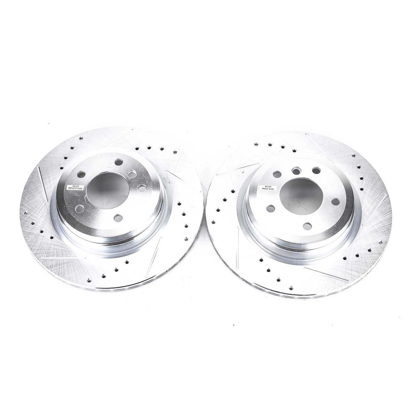 PowerStop Power Stop 2006 BMW 330i Rear Evolution Drilled & Slotted Rotors - Pair EBR1021XPR