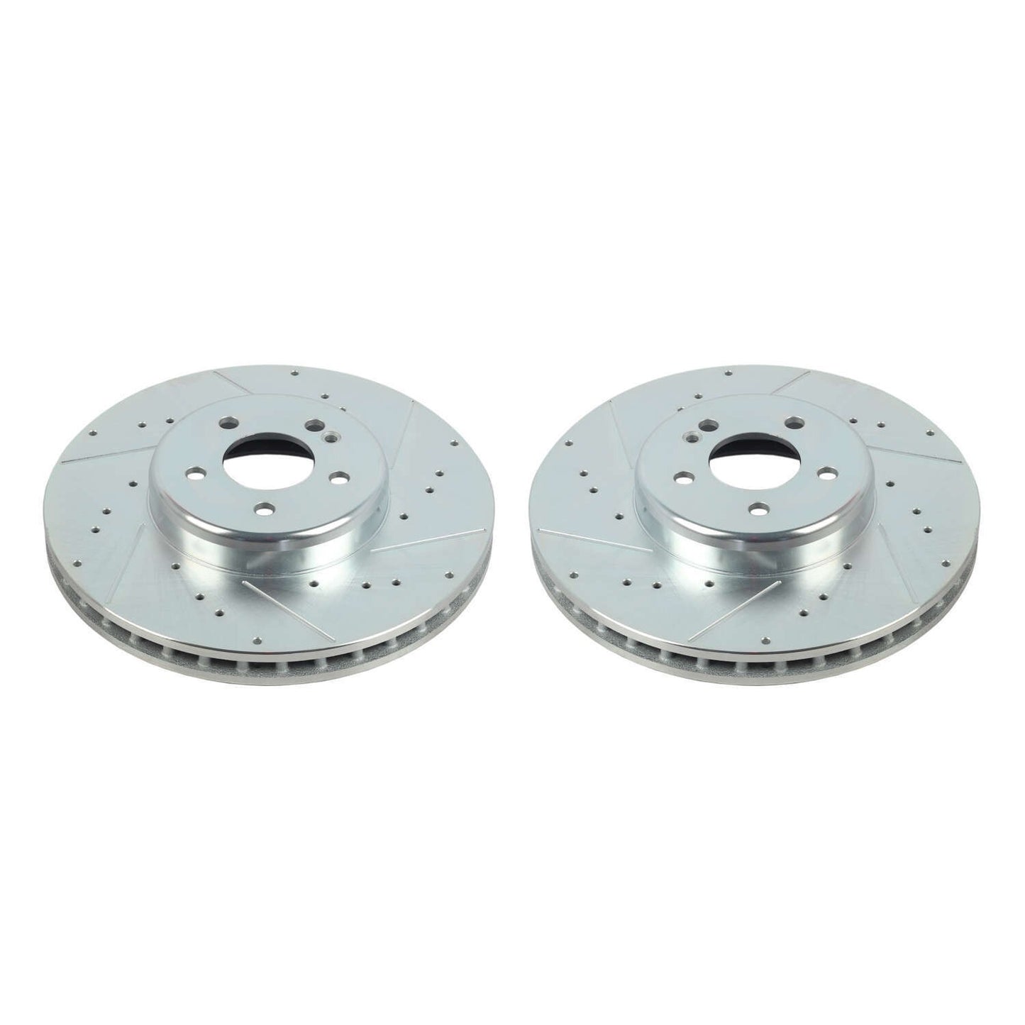 Power Stop 16-20 Mercedes-Benz GLC300 Front Evolution Drilled & Slotted Rotors - Pair EBR1682XPR