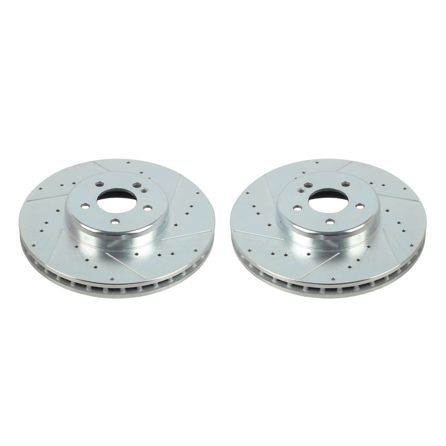 Power Stop 16-20 Mercedes-Benz GLC300 Front Evolution Drilled & Slotted Rotors - Pair EBR1682XPR