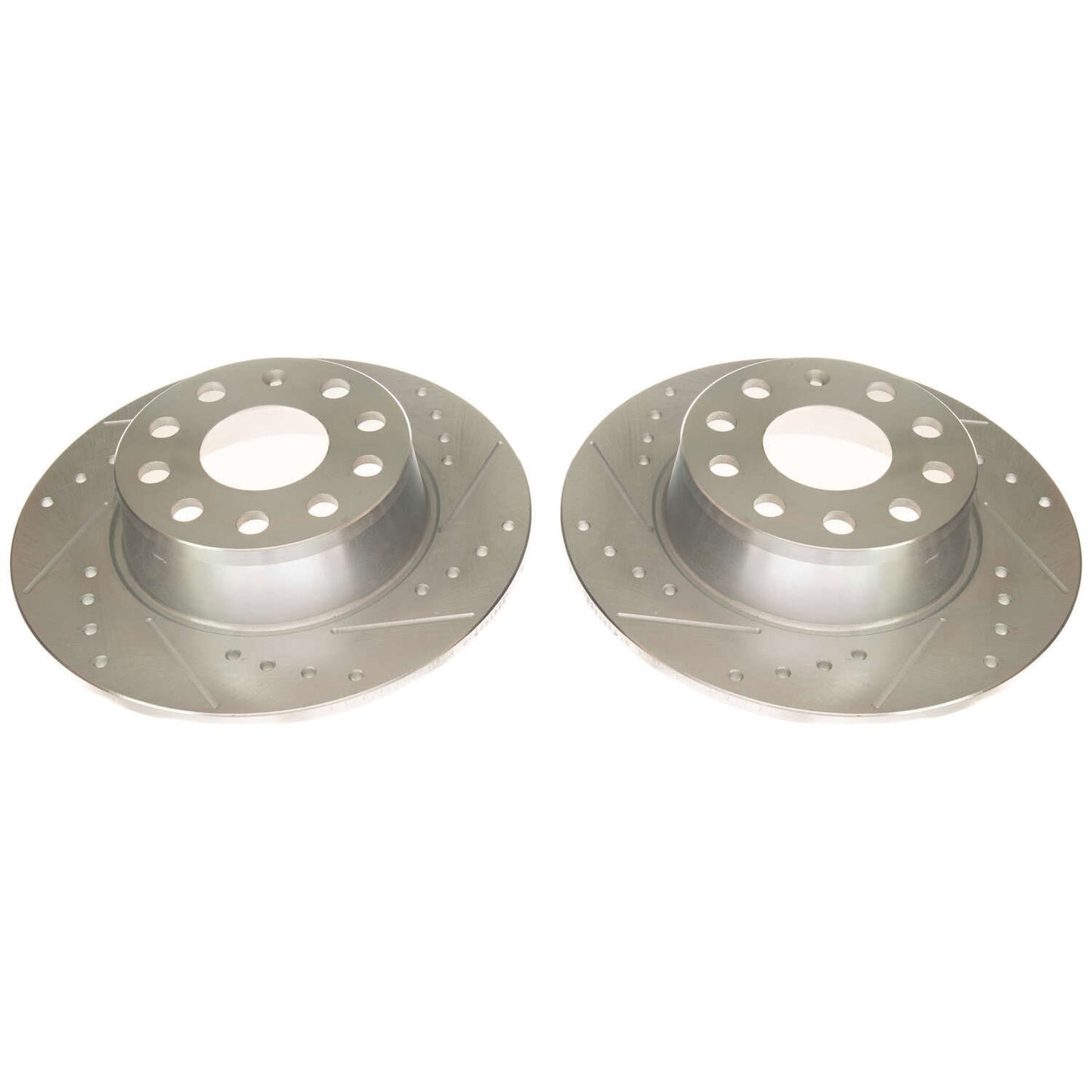 Power Stop 2019 Volkswagen Jetta Rear Evolution Drilled & Slotted Rotors - Pair EBR1697XPR