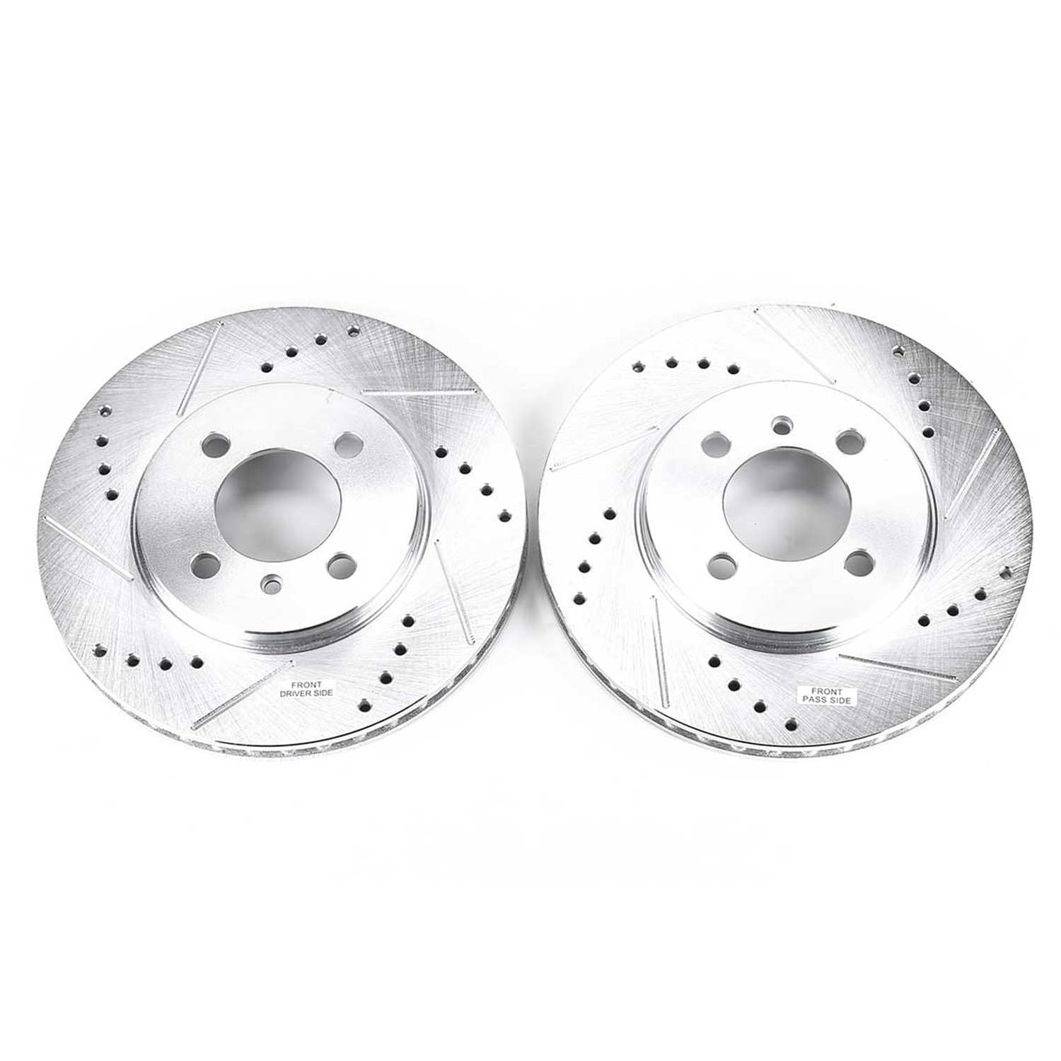 PowerStop Power Stop 1991 BMW 318i Front Evolution Drilled & Slotted Rotors - Pair EBR219XPR
