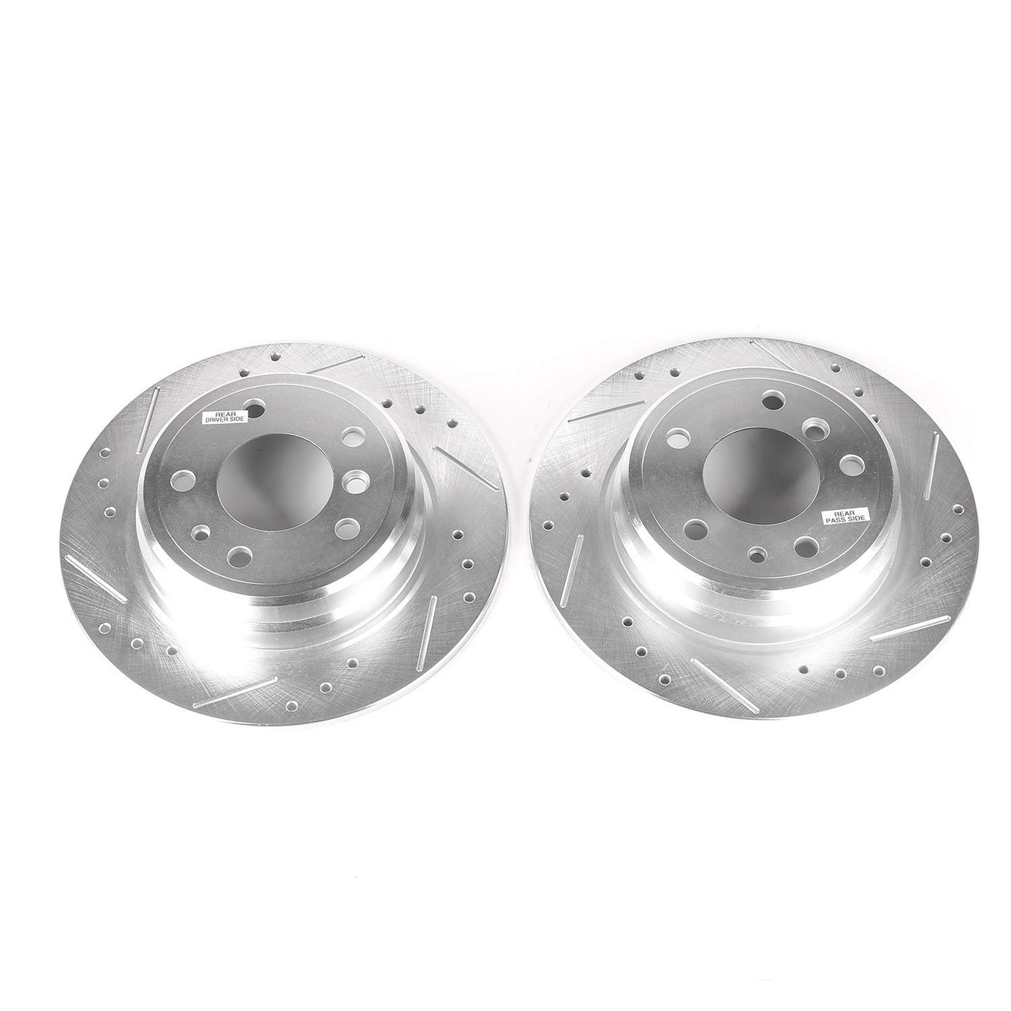 PowerStop Power Stop 89-95 BMW 525i Rear Evolution Drilled & Slotted Rotors - Pair EBR289XPR