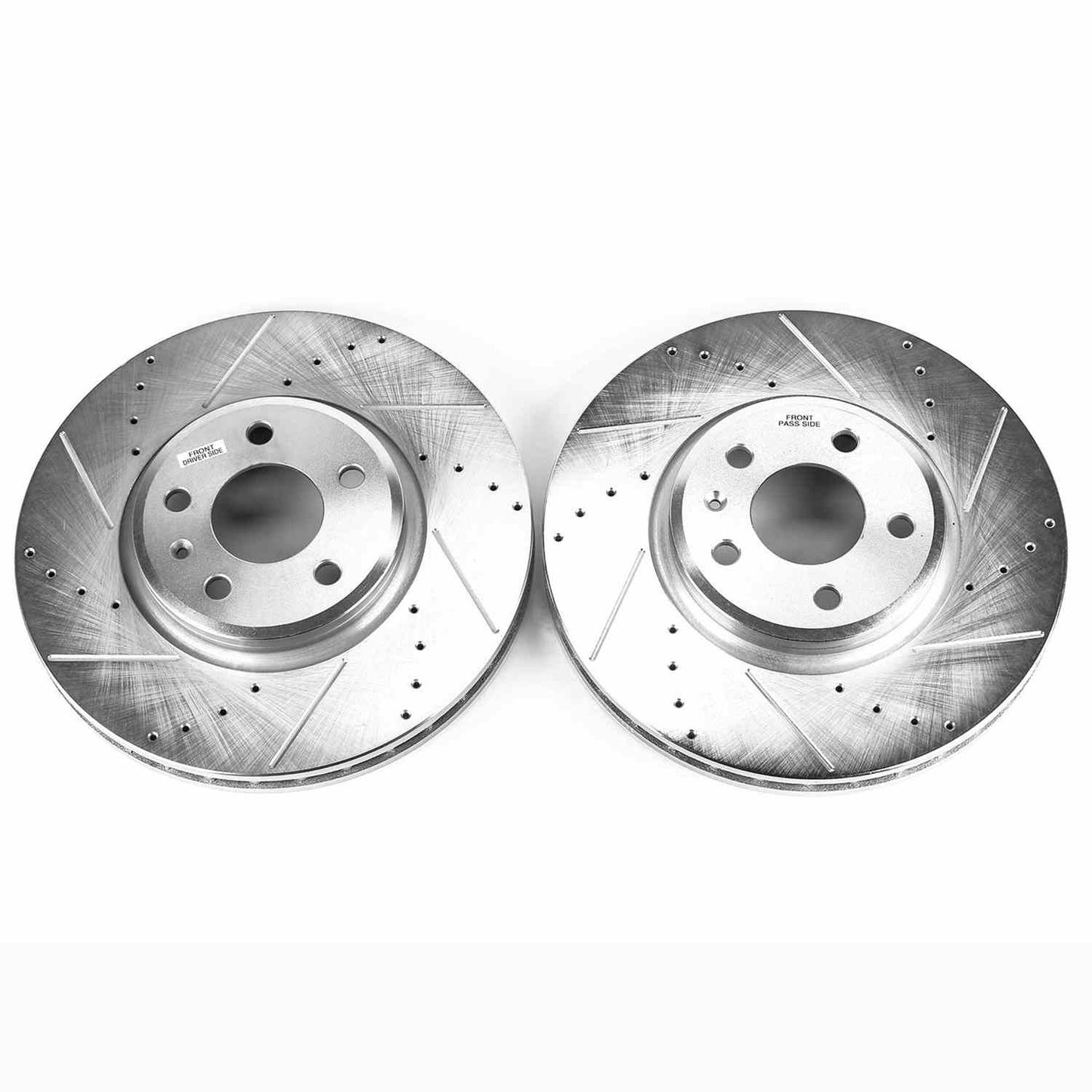 PowerStop Power Stop 09-11 Audi A4 Front Evolution Drilled & Slotted Rotors - Pair EBR838XPR