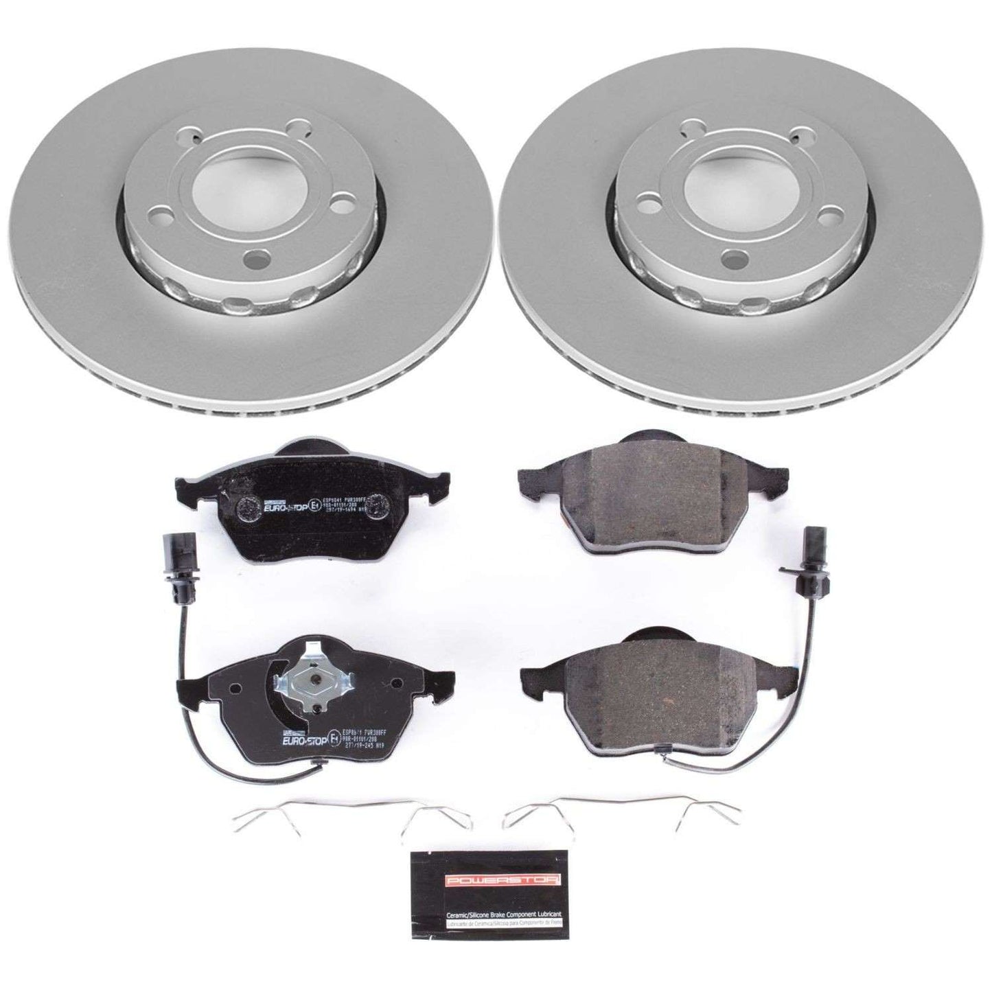 PowerStop Power Stop 99-04 Audi A4 Front Euro-Stop Brake Kit ESK528