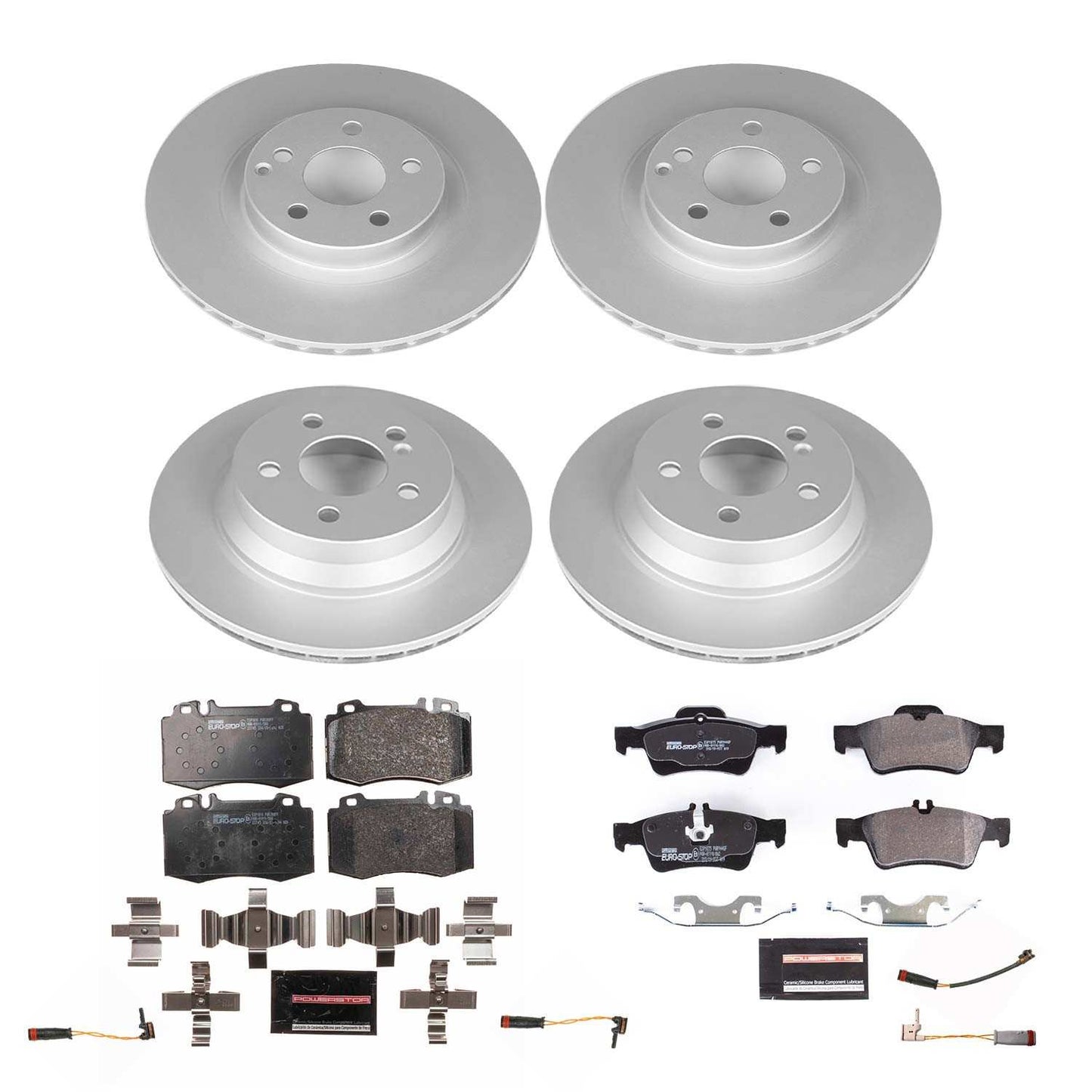 PowerStop Power Stop 08-11 Mercedes-Benz CLS550 Front & Rear Euro-Stop Brake Kit ESK6602