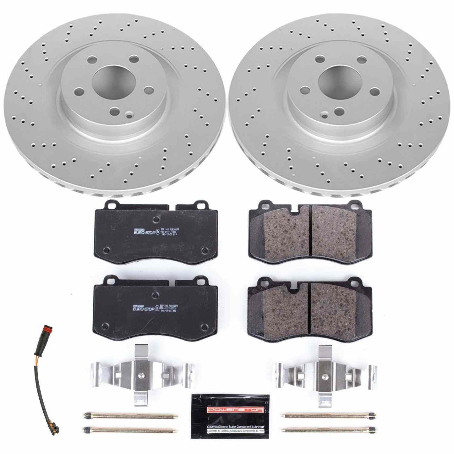 PowerStop Power Stop 09-14 Mercedes-Benz CL550 Front Euro-Stop Brake Kit ESK6755